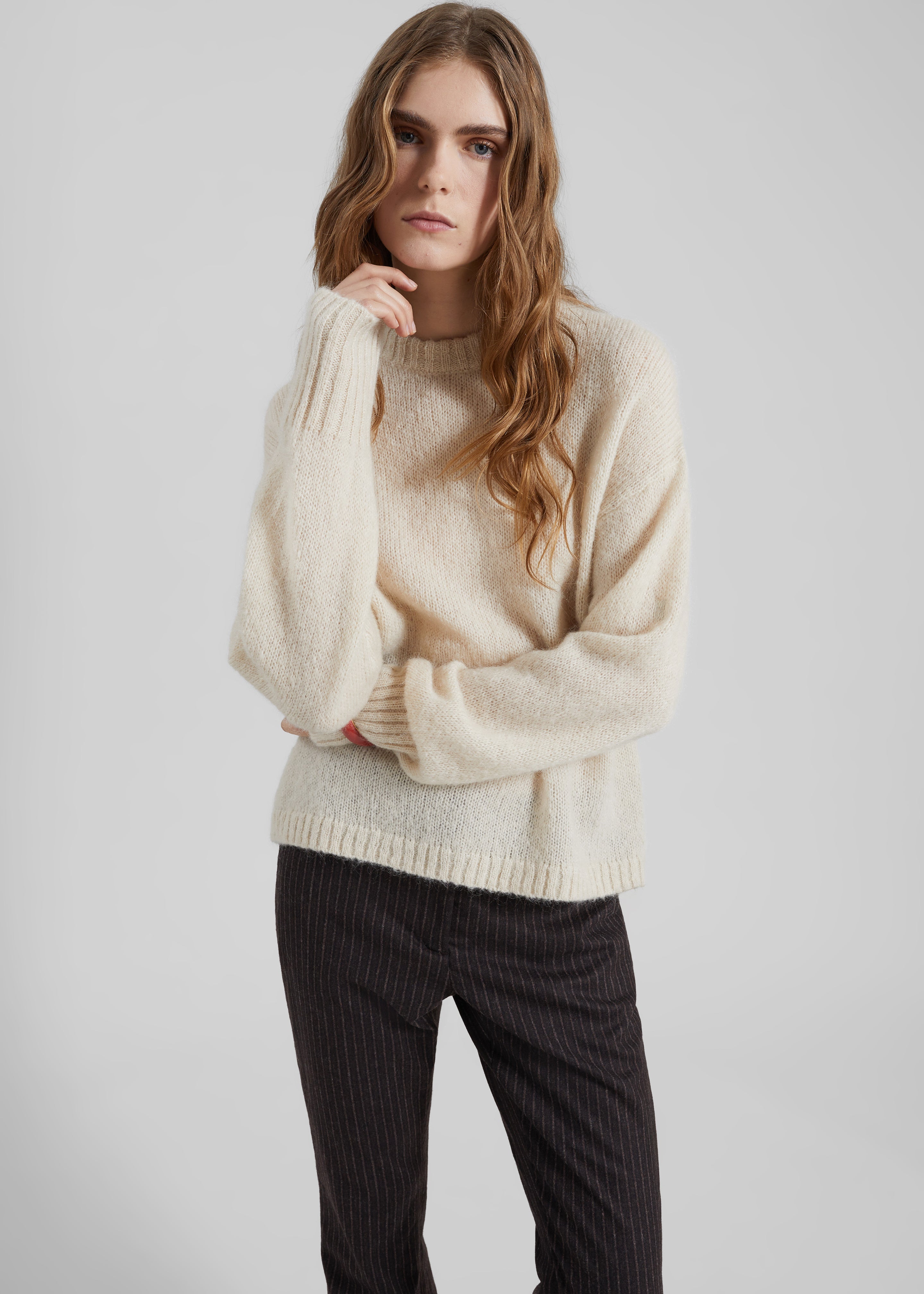 By Malene Birger Brie Sweater - Cream - 1