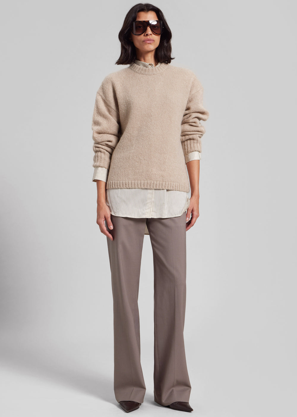 By Malene Birger Brie Sweater - Cobblestone - 1