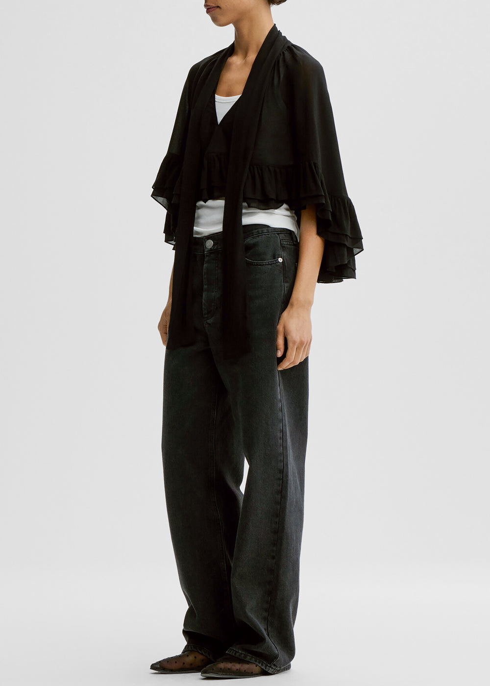 By Malene Birger Cedi Cape - Black