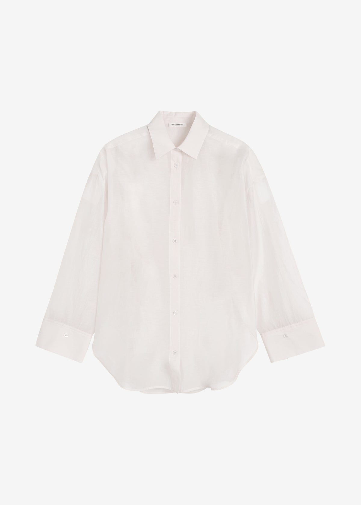 By Malene Birger Derris Silk Organza Shirt - Soft White - 5