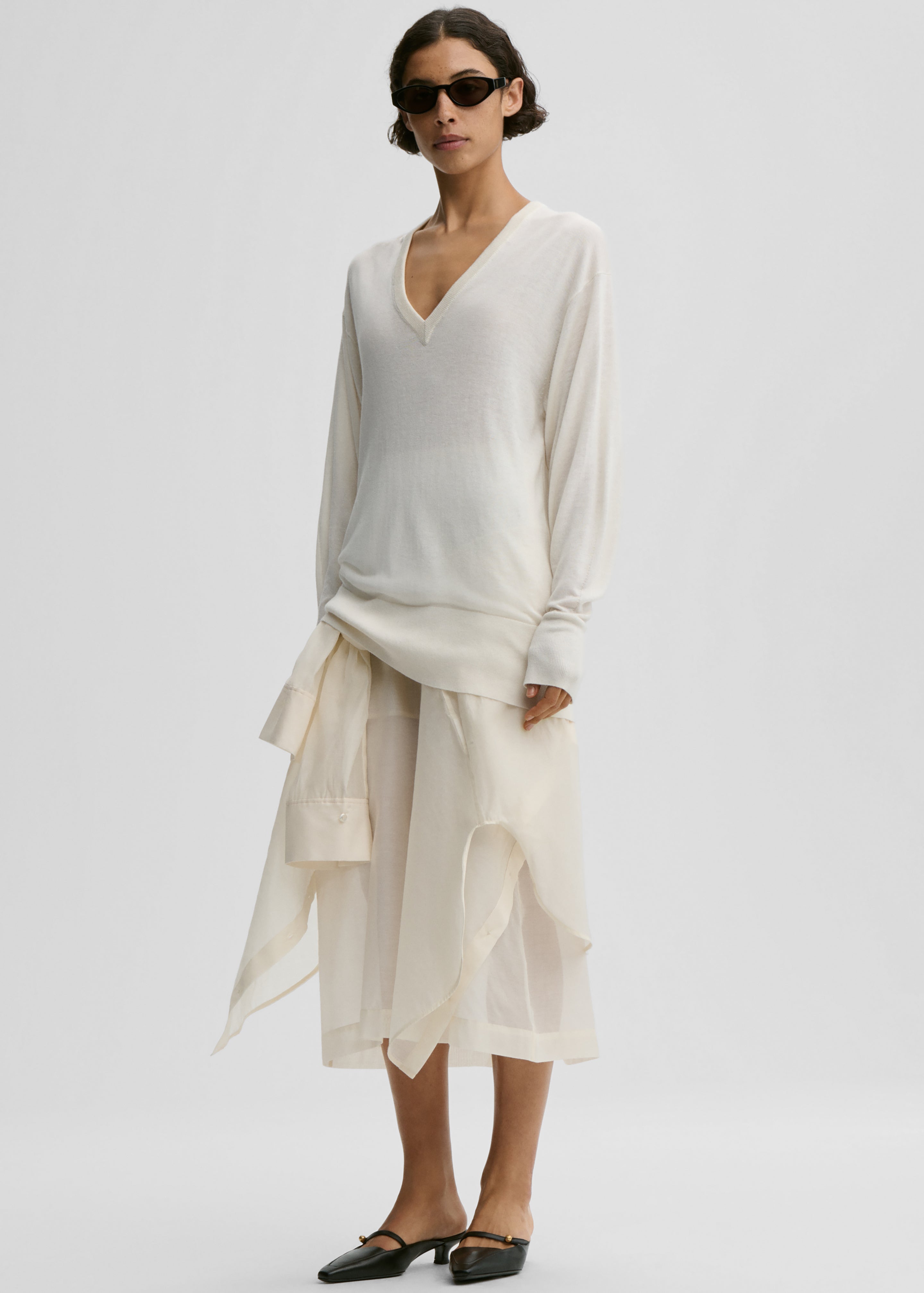 By Malene Birger Derya Sweater - Soft White - 2