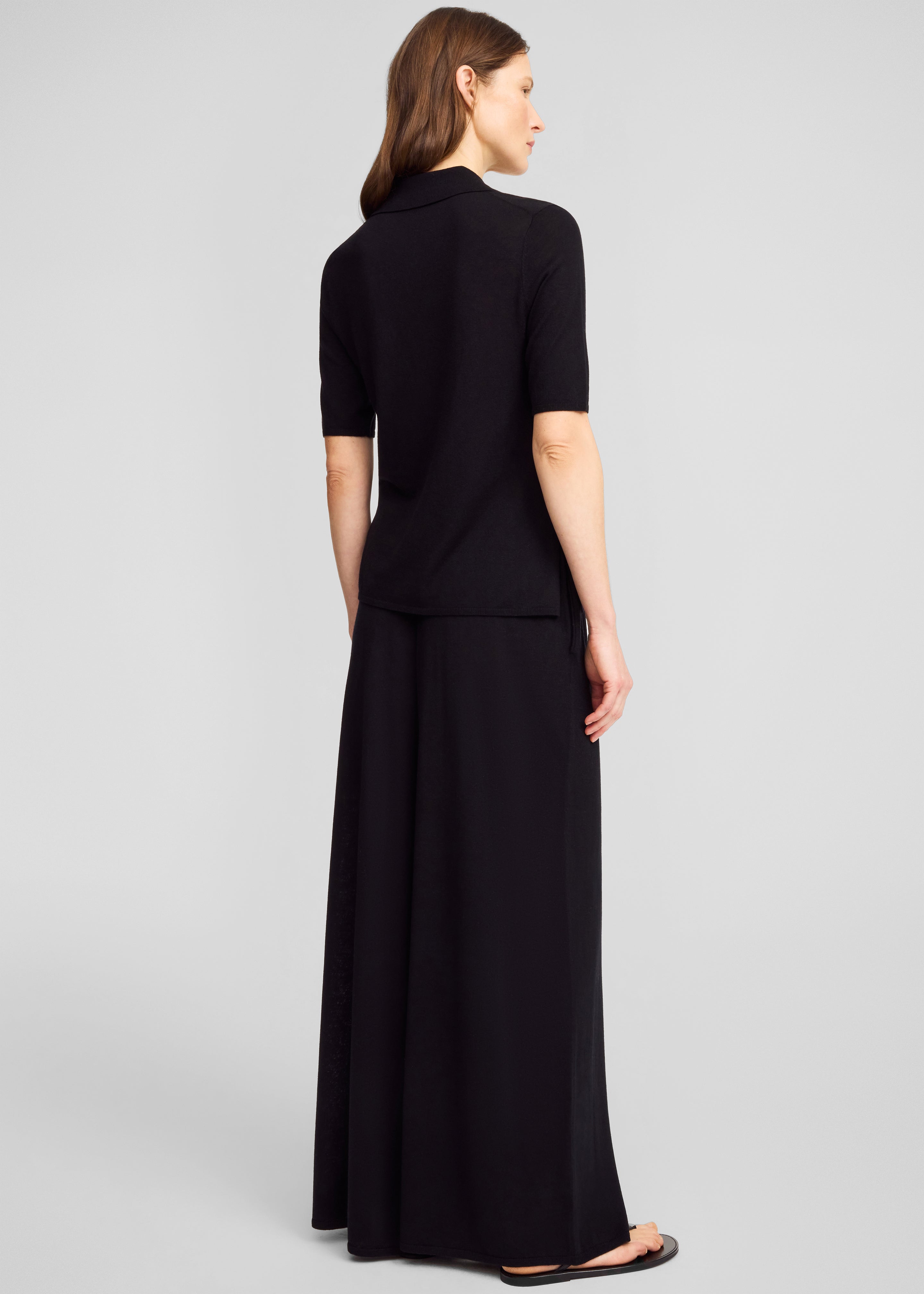 By Malene Birger Dotta Knit Top - Black - 4