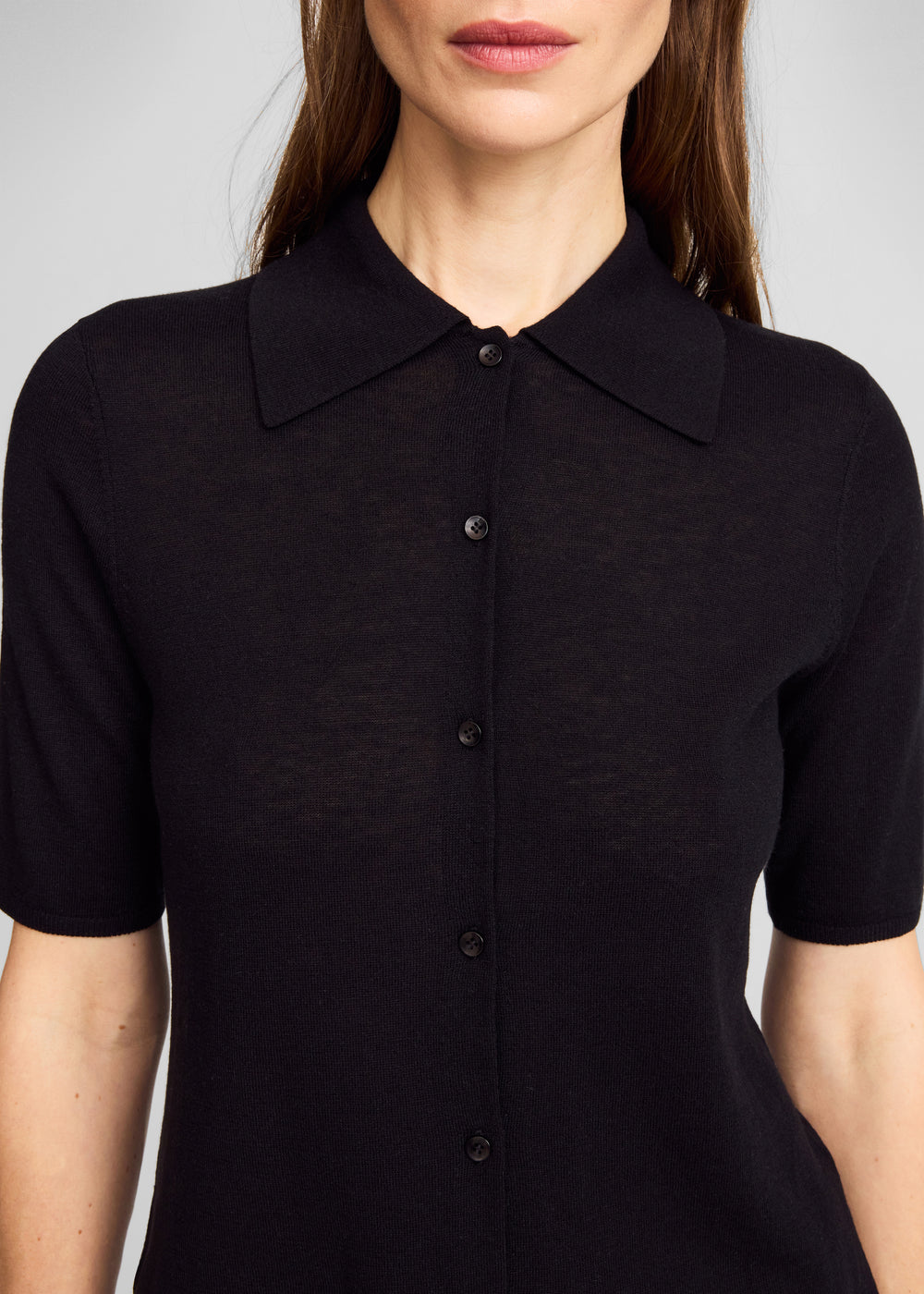 By Malene Birger Dotta Knit Top - Black - 1