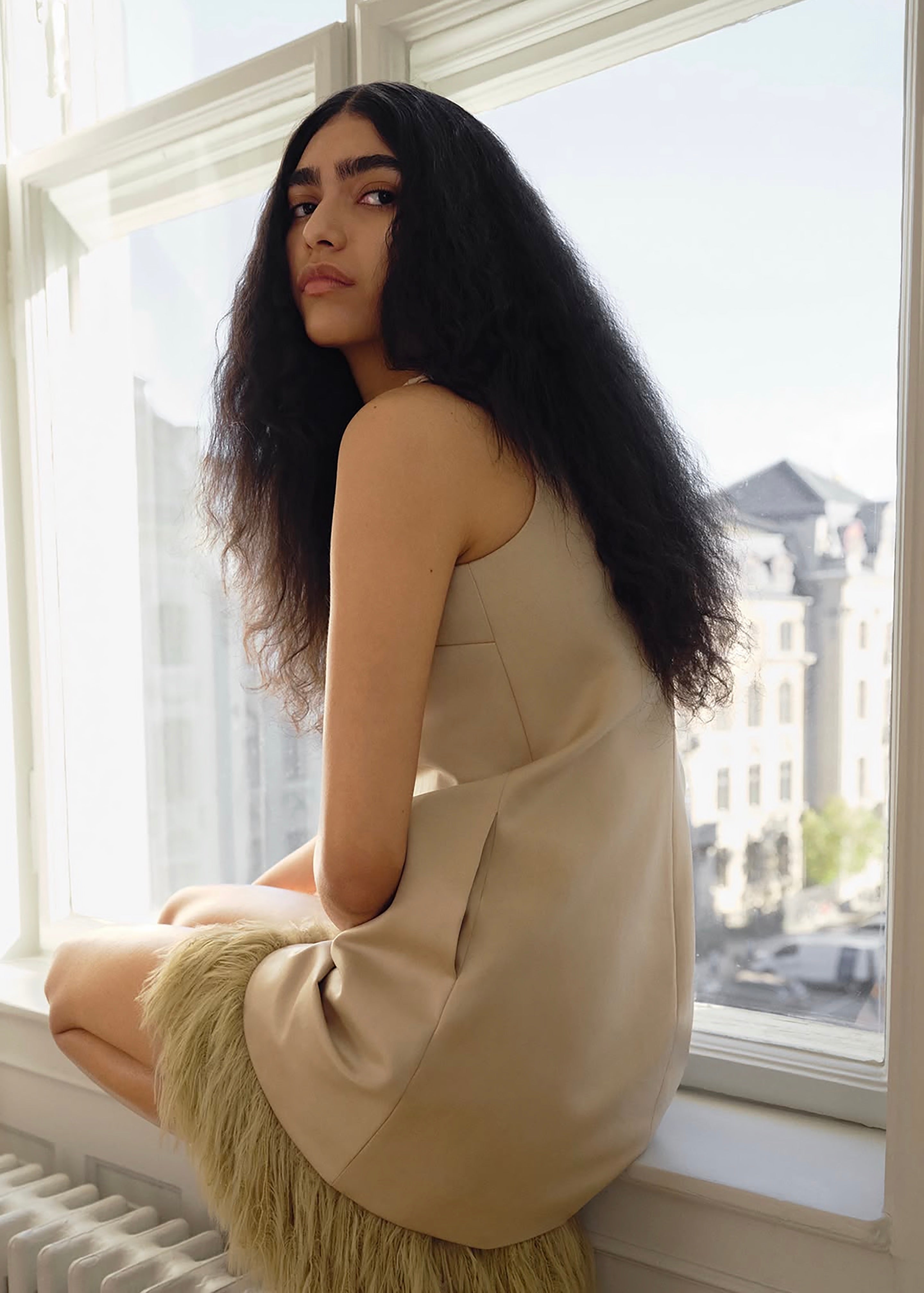 By Malene Birger Elva Mini Dress - Old Beige - 1