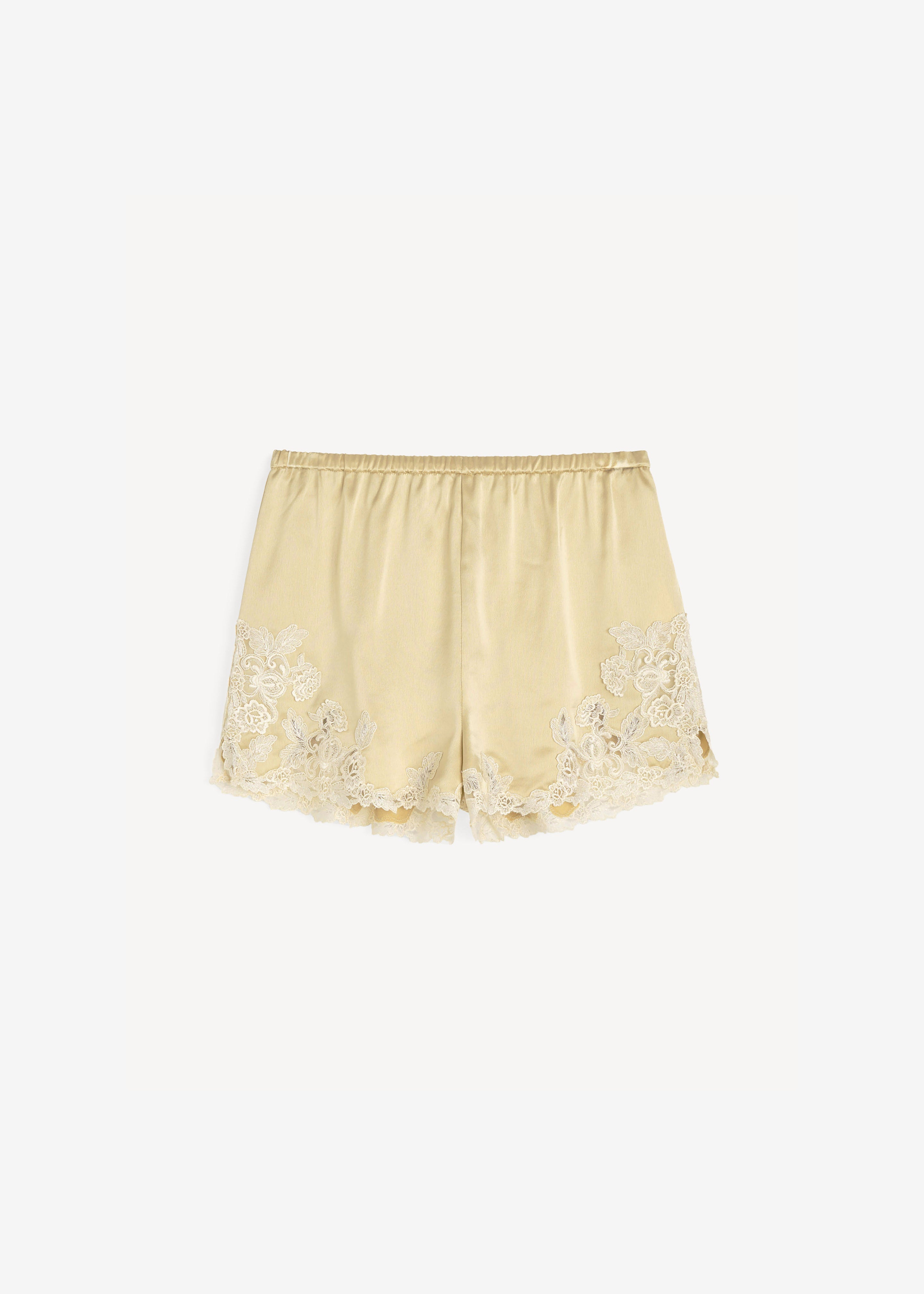 By Malene Birger Eri Satin Shorts - Vanilla Cream - 7
