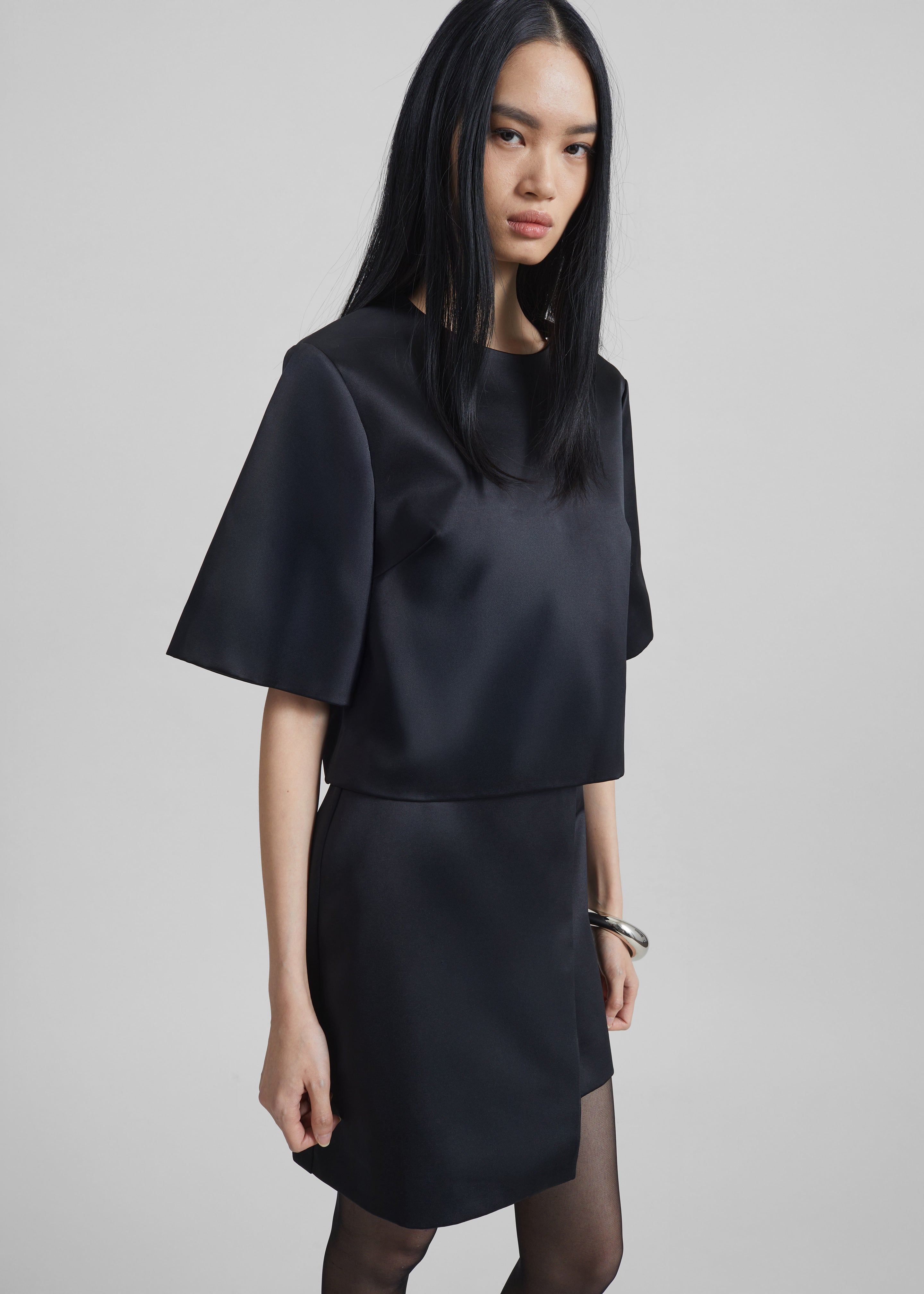 By Malene Birger Hania Top - Black - 4