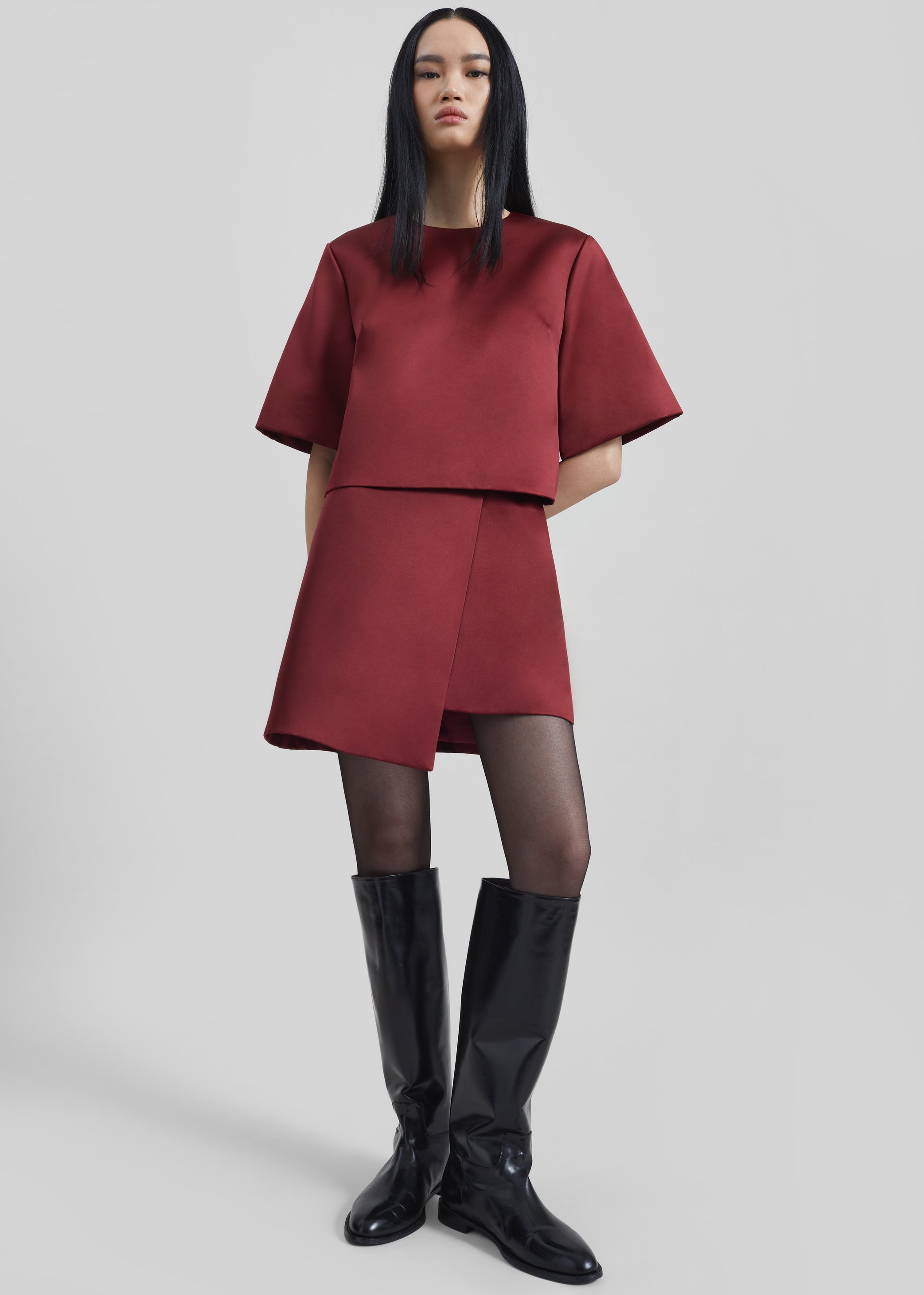 Shop the look image for By Malene Birger Hania Top - Cabernet
