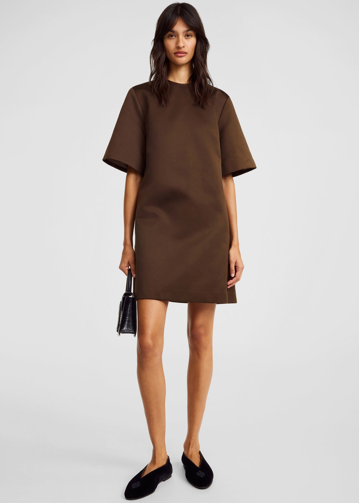 By Malene Birger Harperz Dress - Dark Mahogany - 1