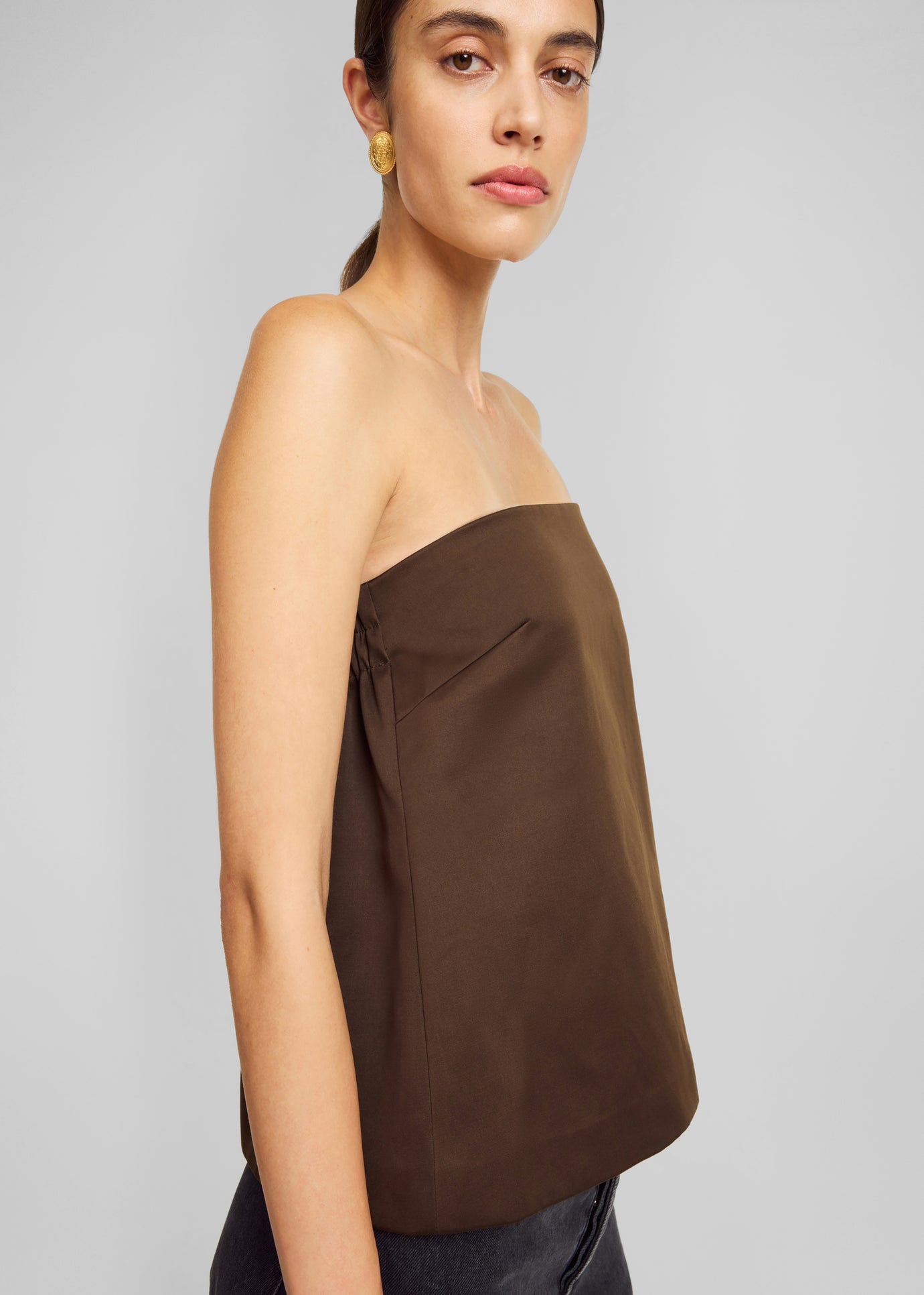 By Malene Birger Hermie Top - Dark Mahogany - 1