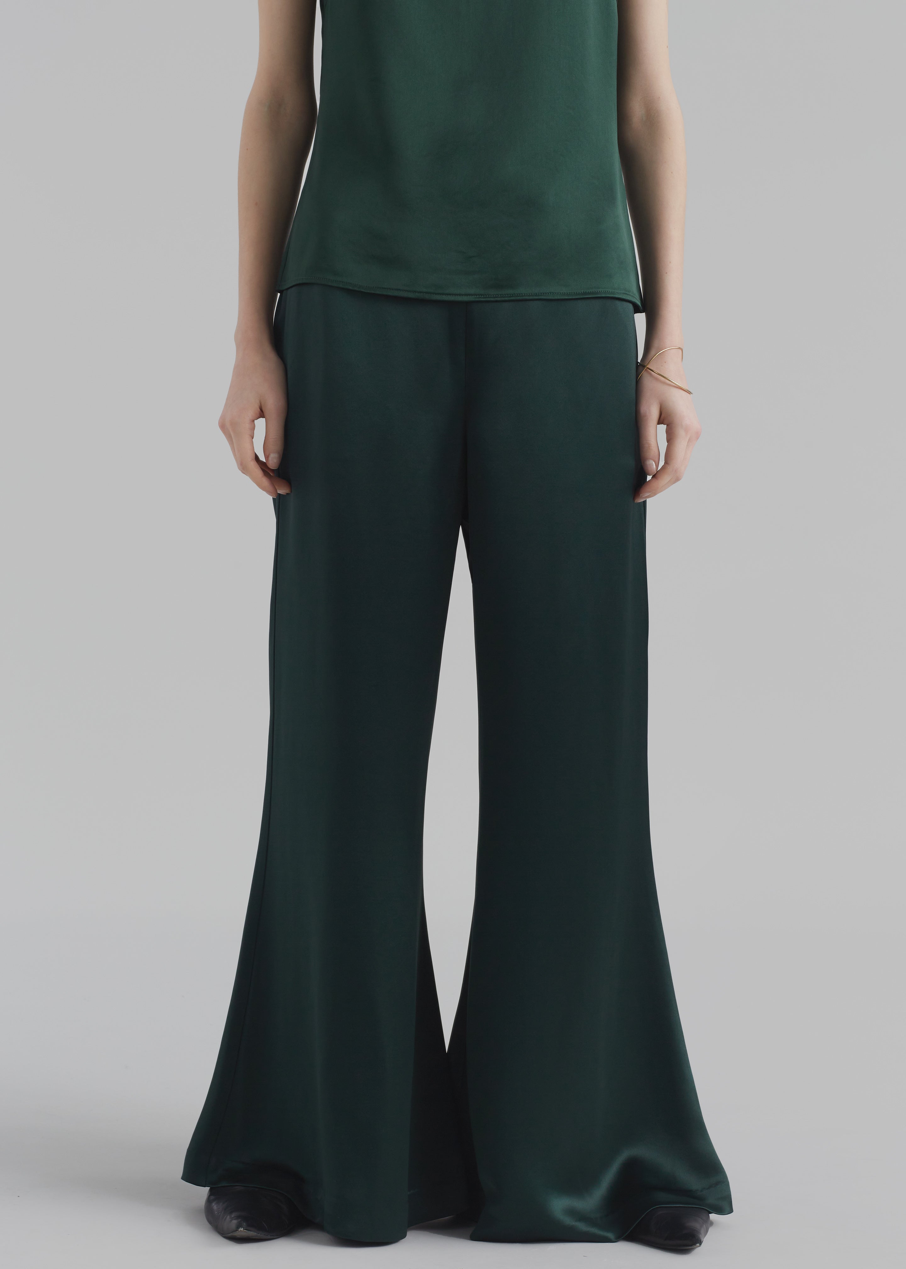By Malene Birger Lucee Flared Trousers - Sycamore - 4