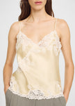 By Malene Birger Madeleine Satin Top - Vanilla Cream