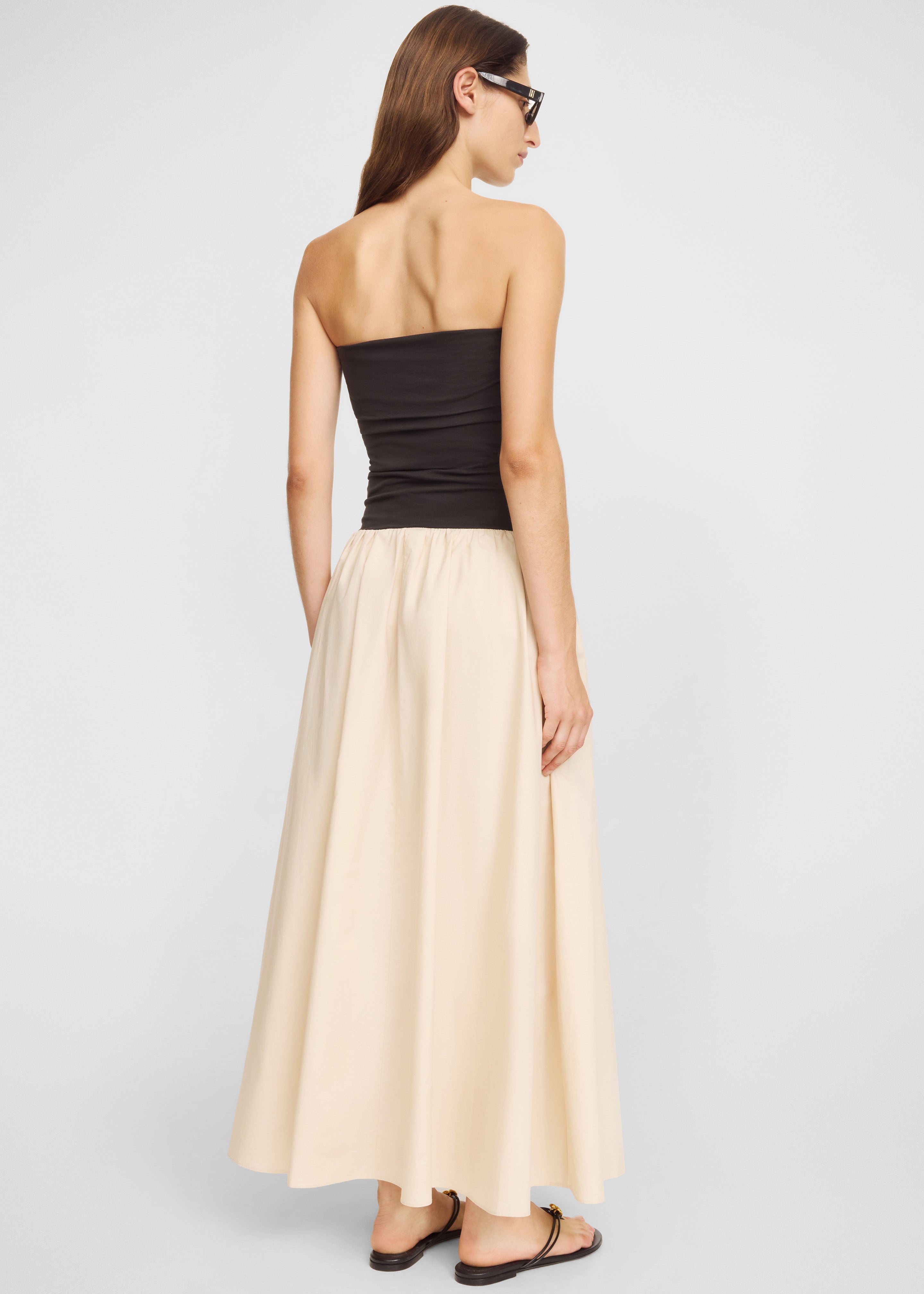 By Malene Birger Marc Cotton Maxi Dress - Oyster Gray - 3