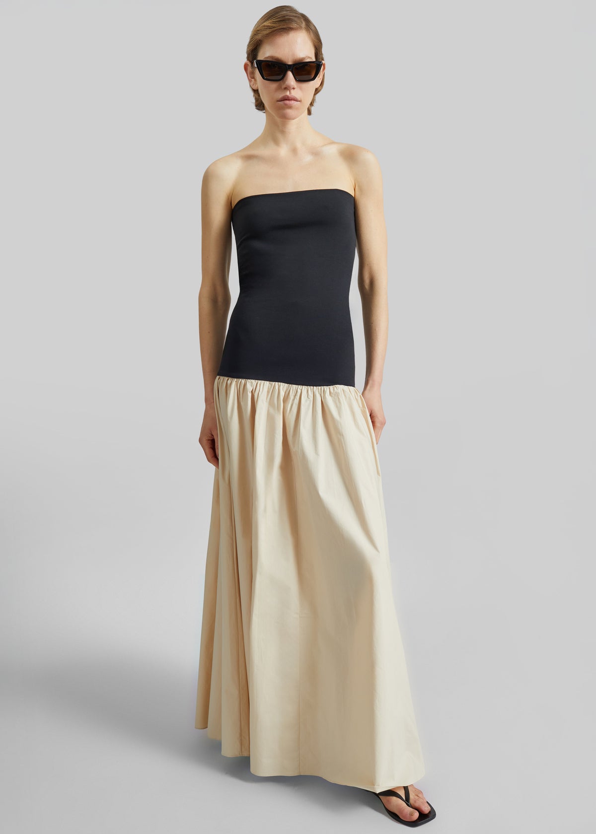 By Malene Birger Marc Cotton Maxi Dress - Oyster Gray - 3