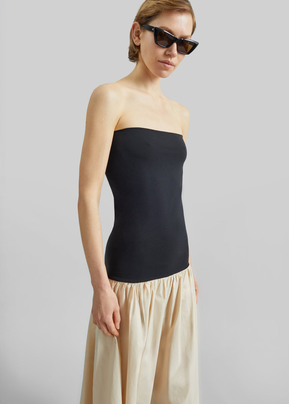 By Malene Birger Marc Cotton Maxi Dress - Oyster Gray - 1