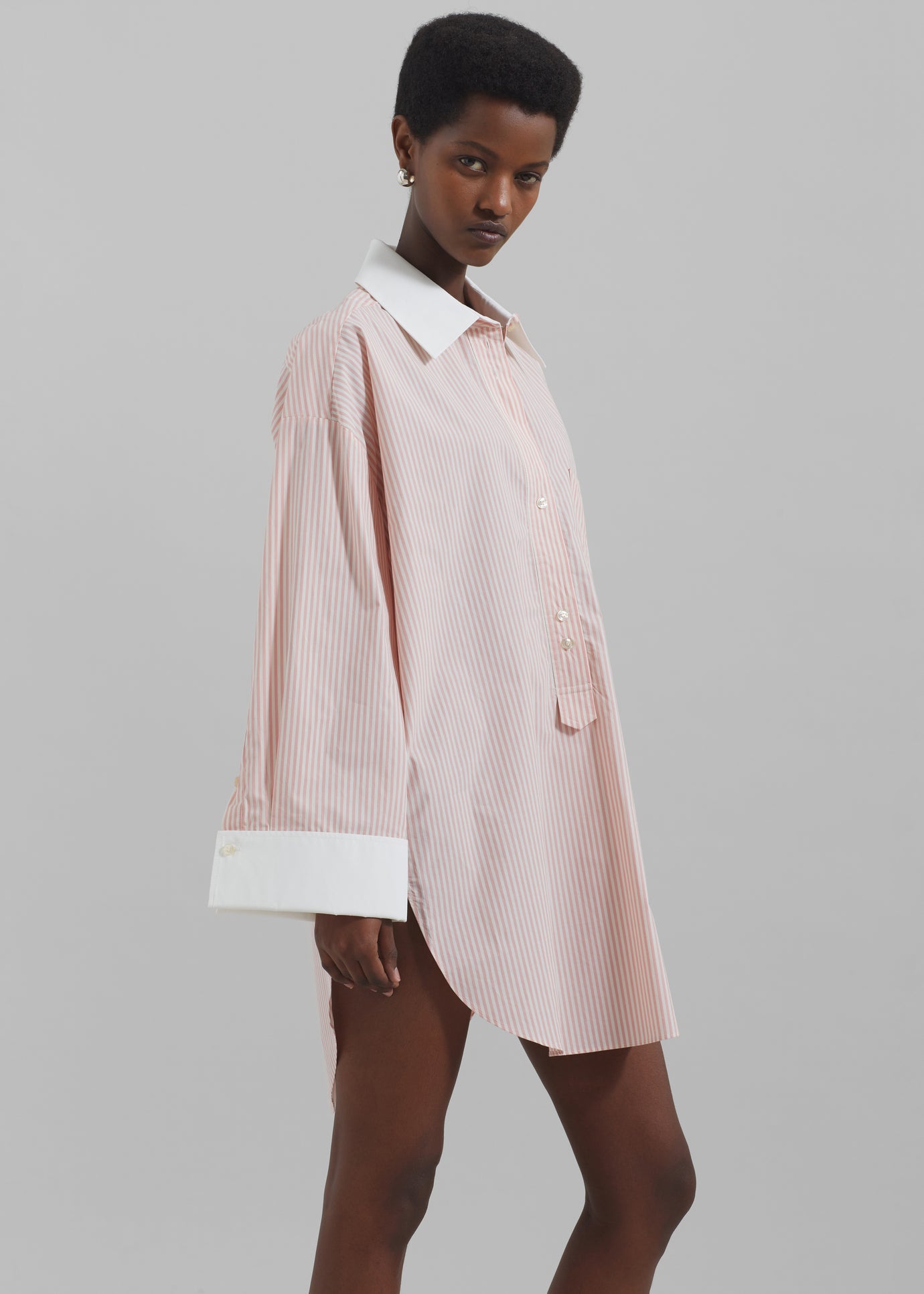 By Malene Birger Maye Shirt - Pink Stripe - 1