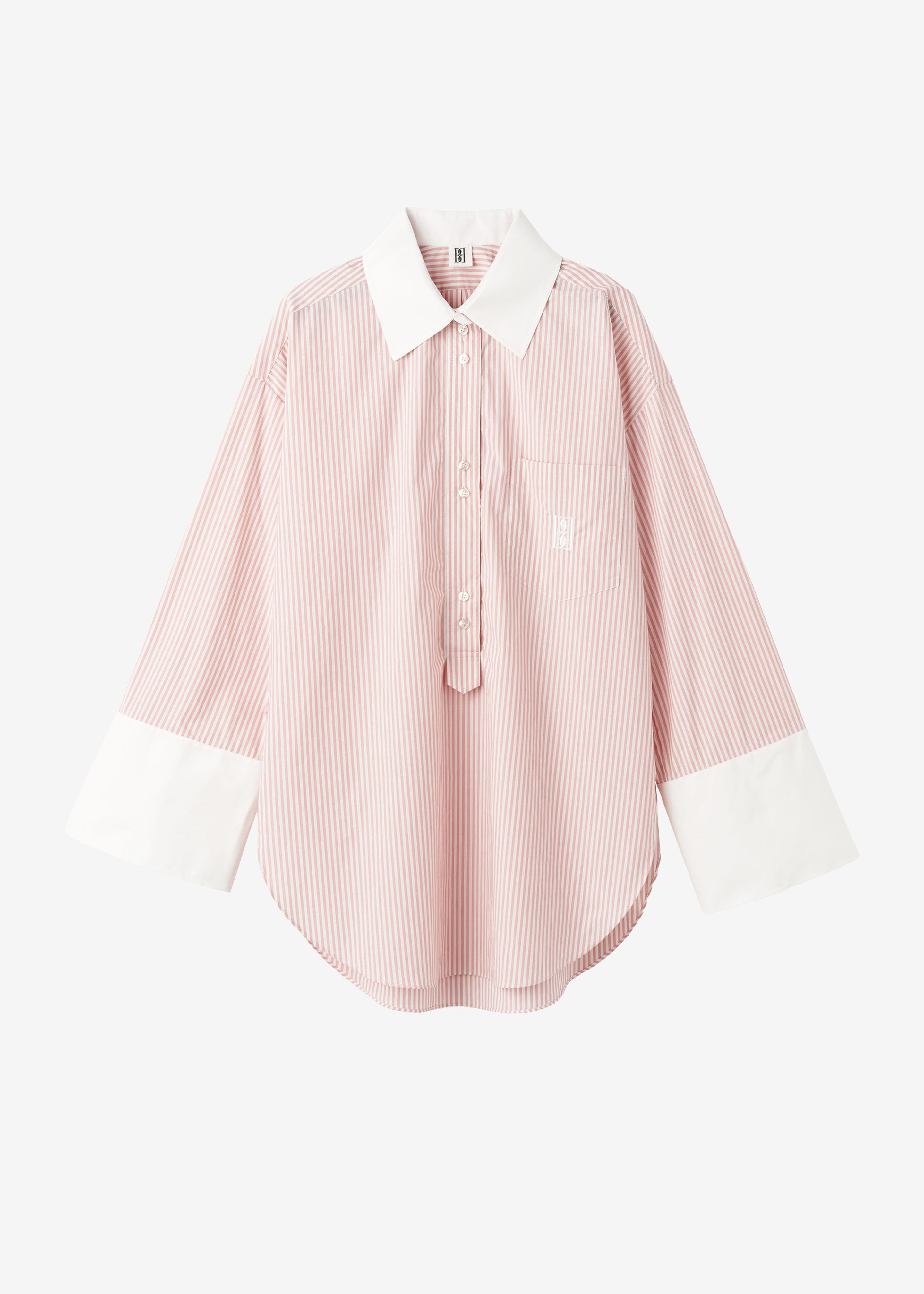 By Malene Birger Maye Shirt - Pink Stripe - 7