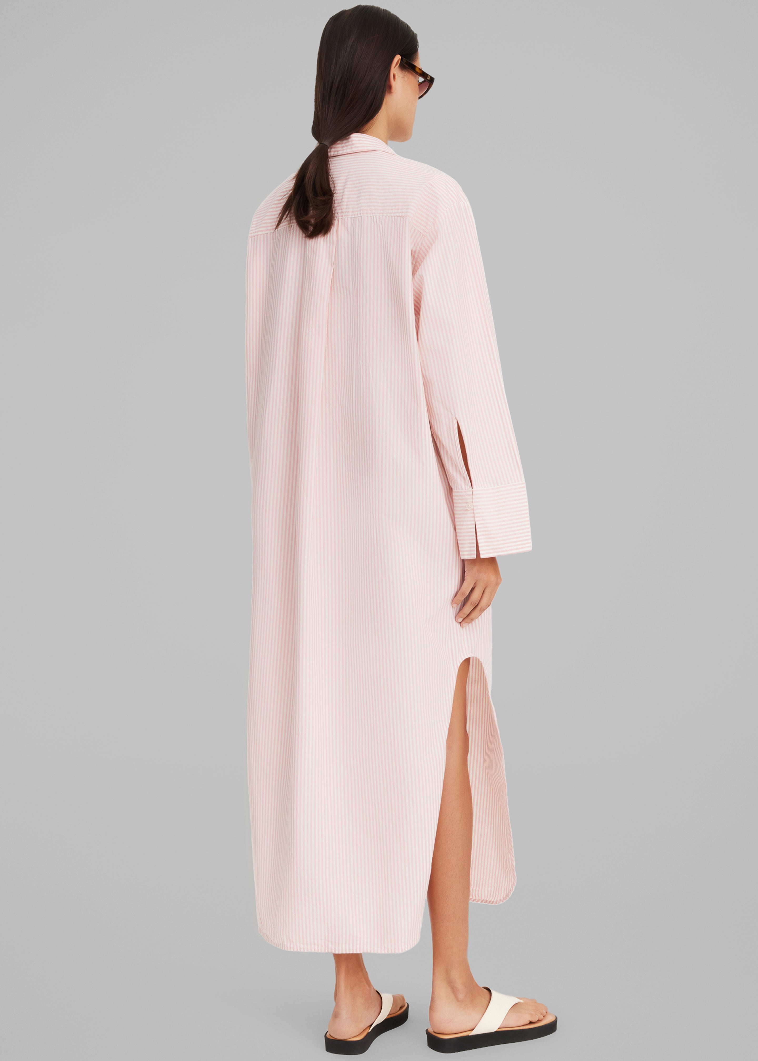 By Malene Birger Perros Dress - Pink Stripe - 3