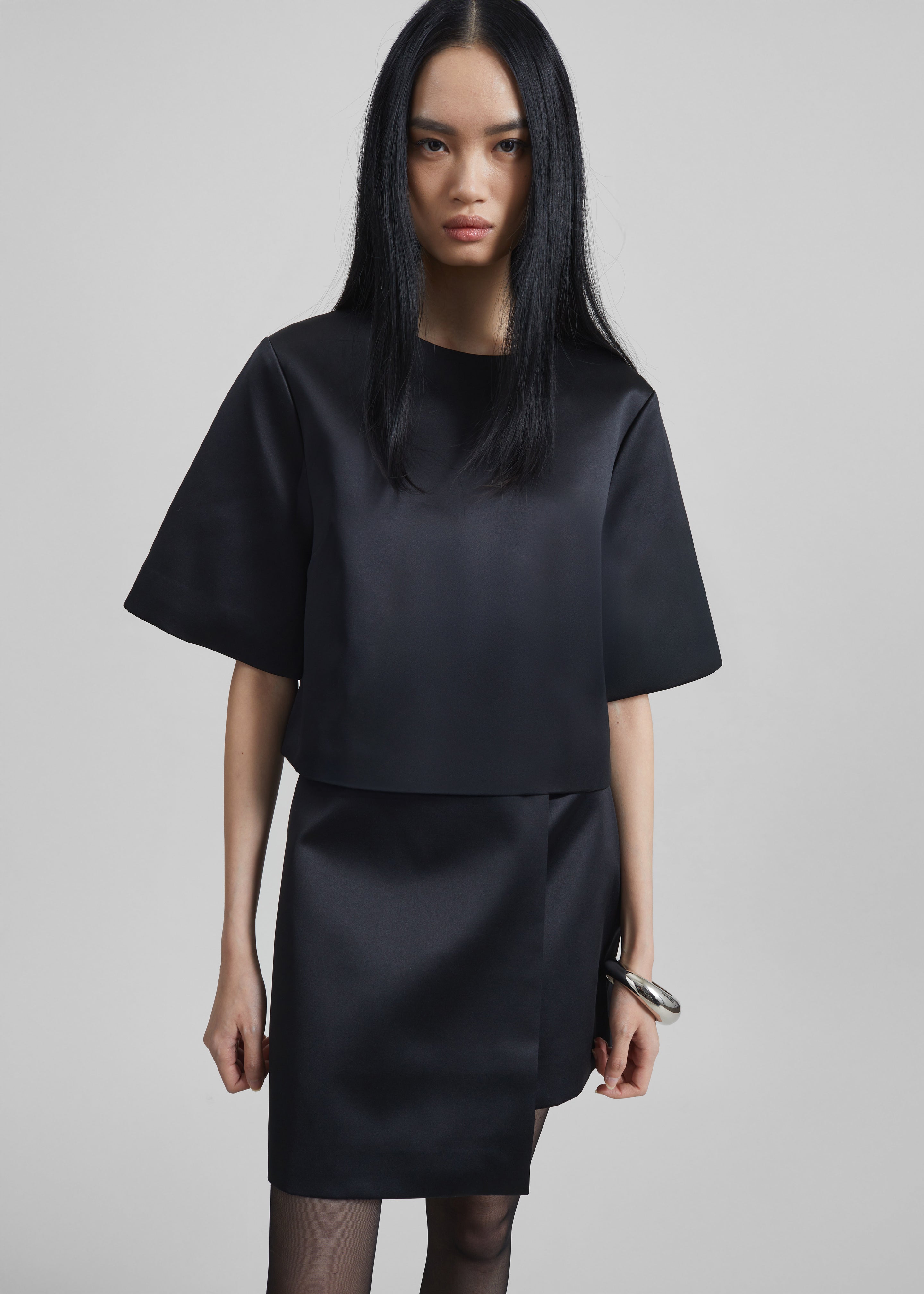 By Malene Birger Raye Mini Skirt - Black - 3