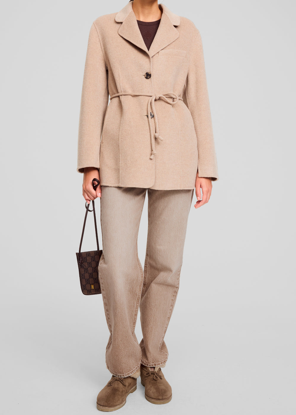 By Malene Birger Romma Shearling Boots - Tobacco Brown - 1