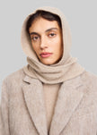 By Malene Birger Tianne Knit Hood - Cobblestone
