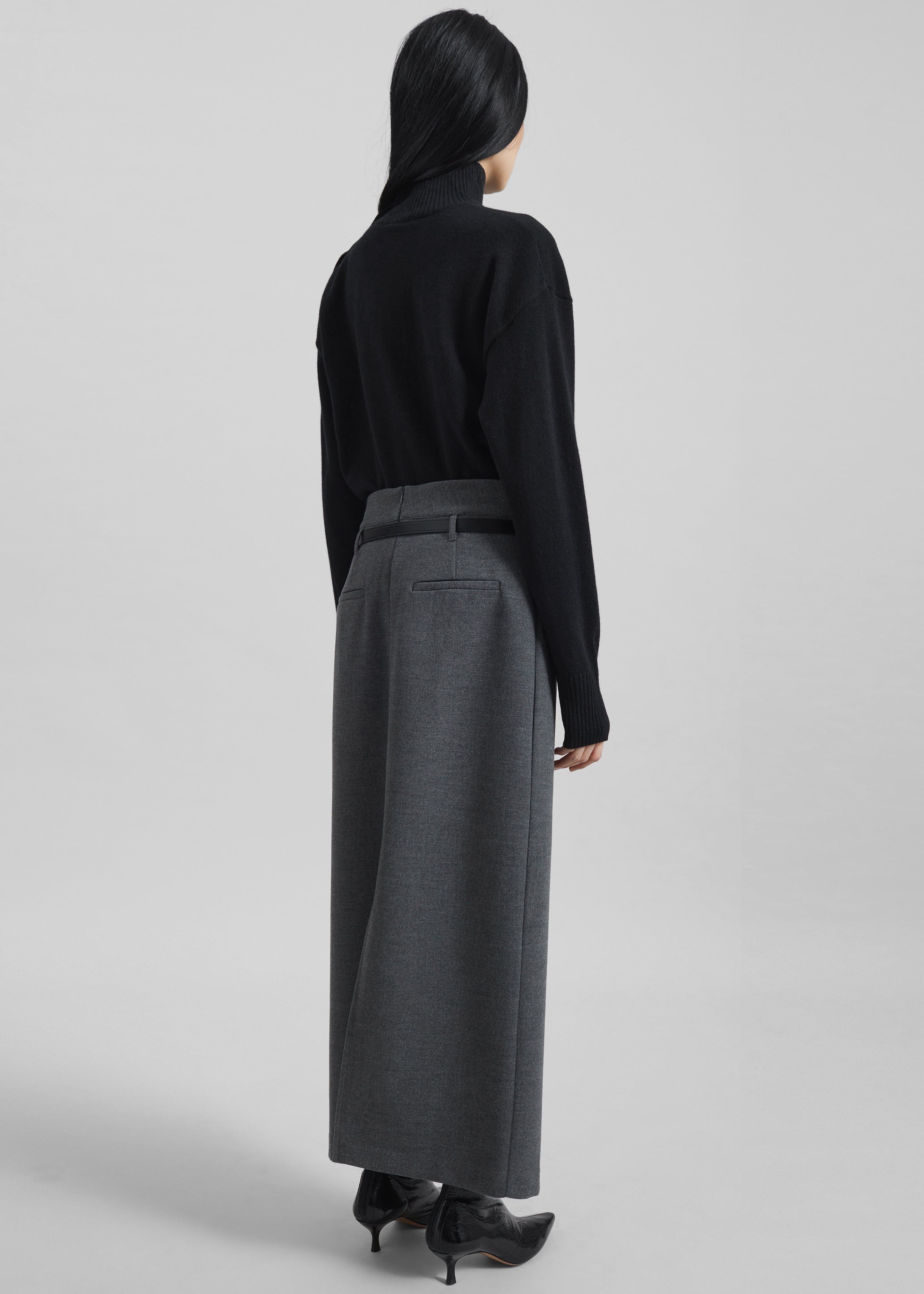 BY MALENE BIRGER (バイマレーネビルガー) ★ ＃② Q56731001 GRETA コットンカシミヤロングプルオーバー レディース ブラック XXS BY MALENE BIRGER（バイマレーネビルガー） ニット セーター BY MALENE