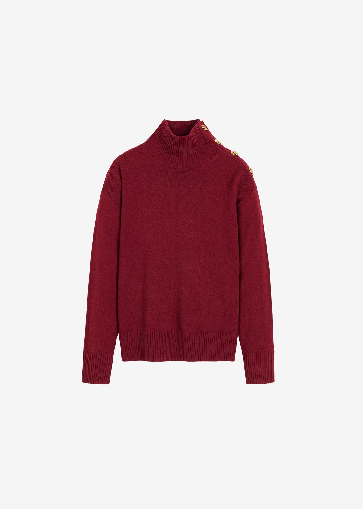 By Malene Birger Vanille Wool Sweater - Cabernet - 6