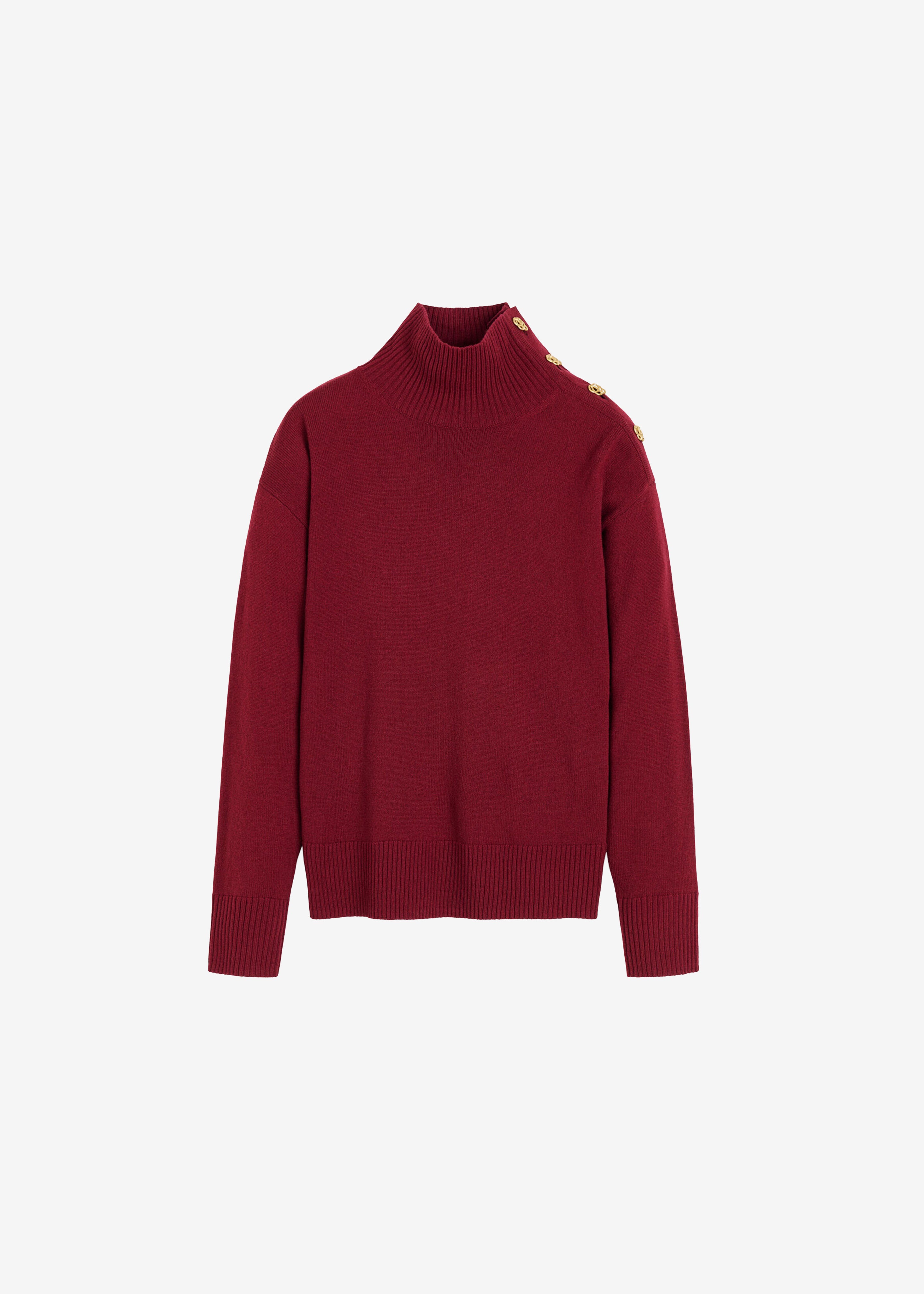 By Malene Birger Vanille Wool Sweater - Cabernet - 6