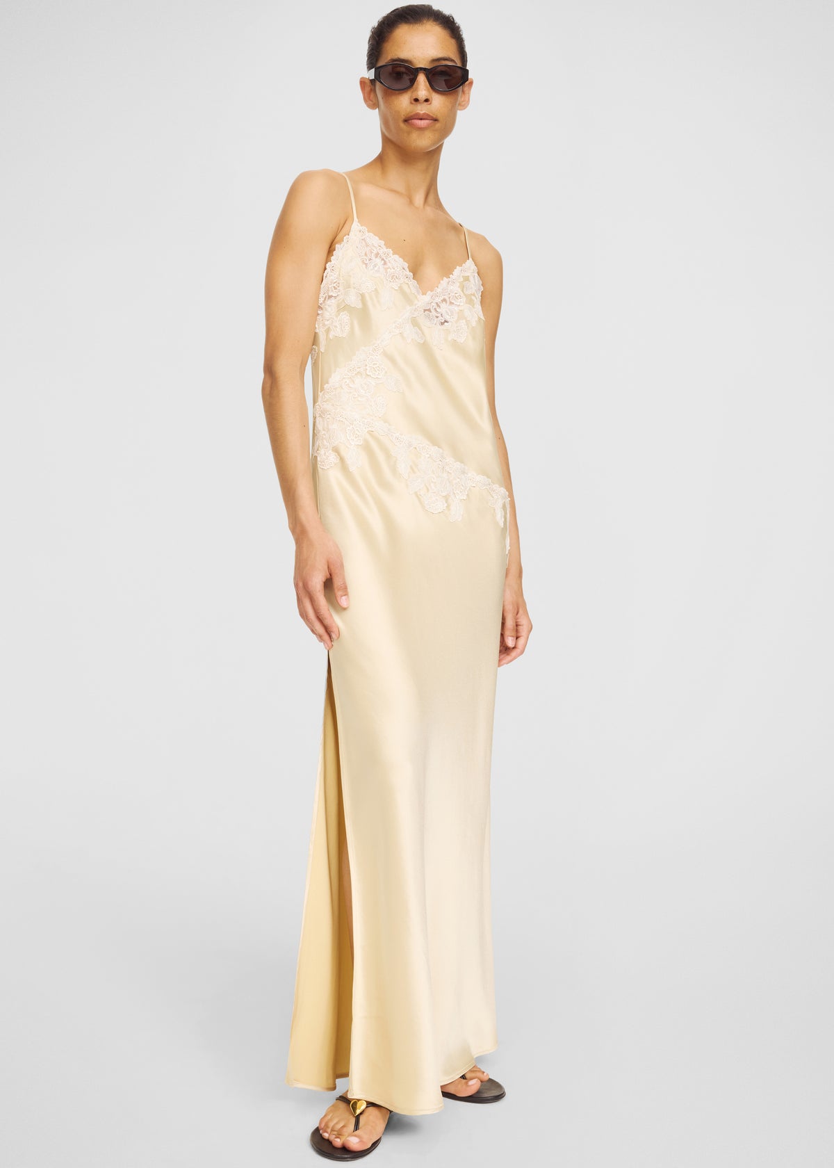By Malene Birger Vera Satin Maxi Dress