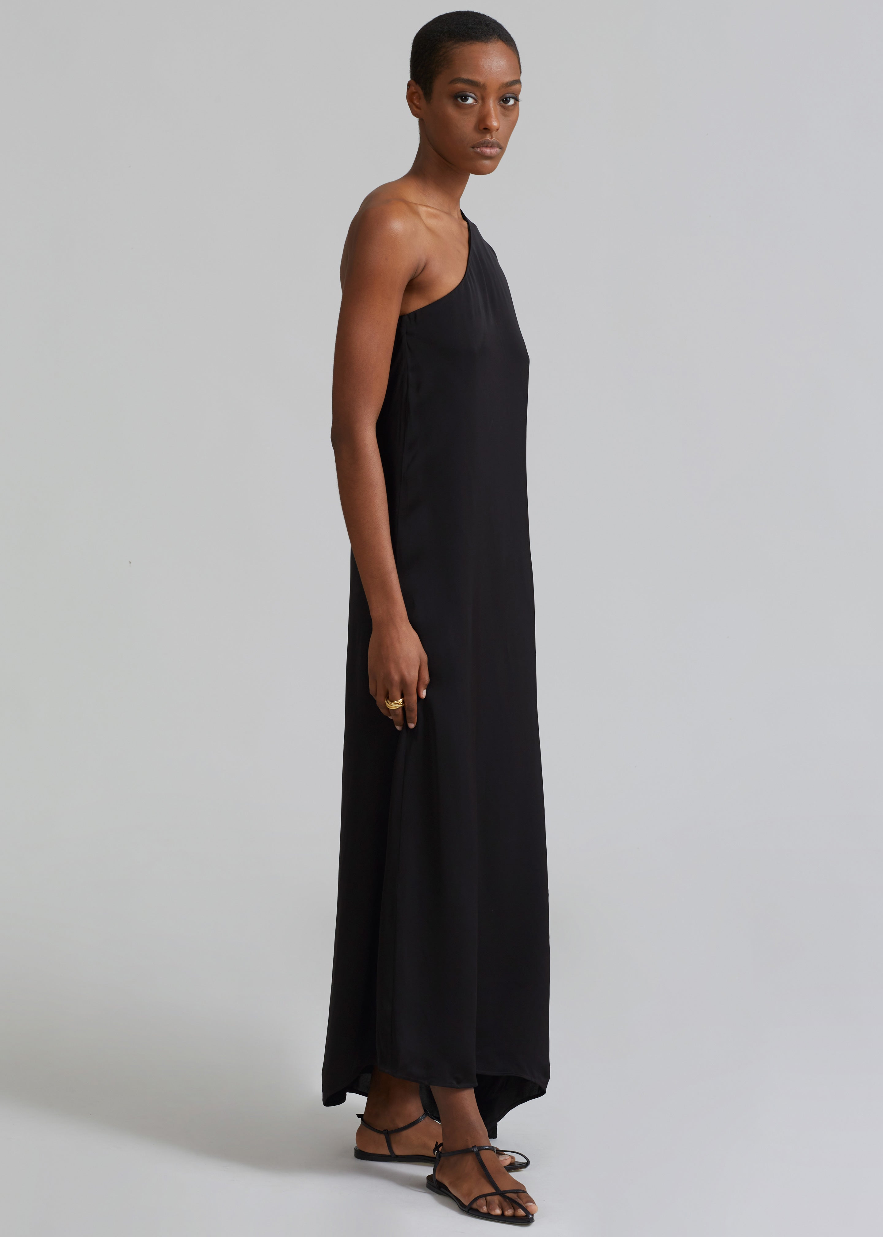 By Malene Birger Avilas Maxi Dress - Black – The Frankie Shop