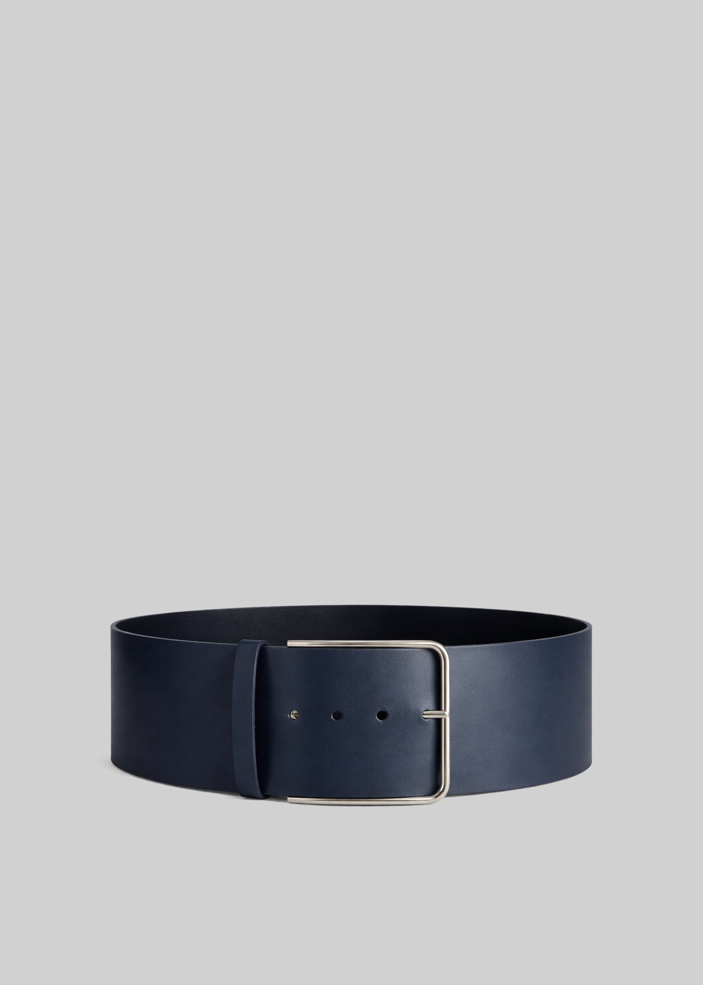 CLANE クラネ WIDE BELT ALL IN ONE Calan Leather Wide Belt - Navy – The Frankie Shop