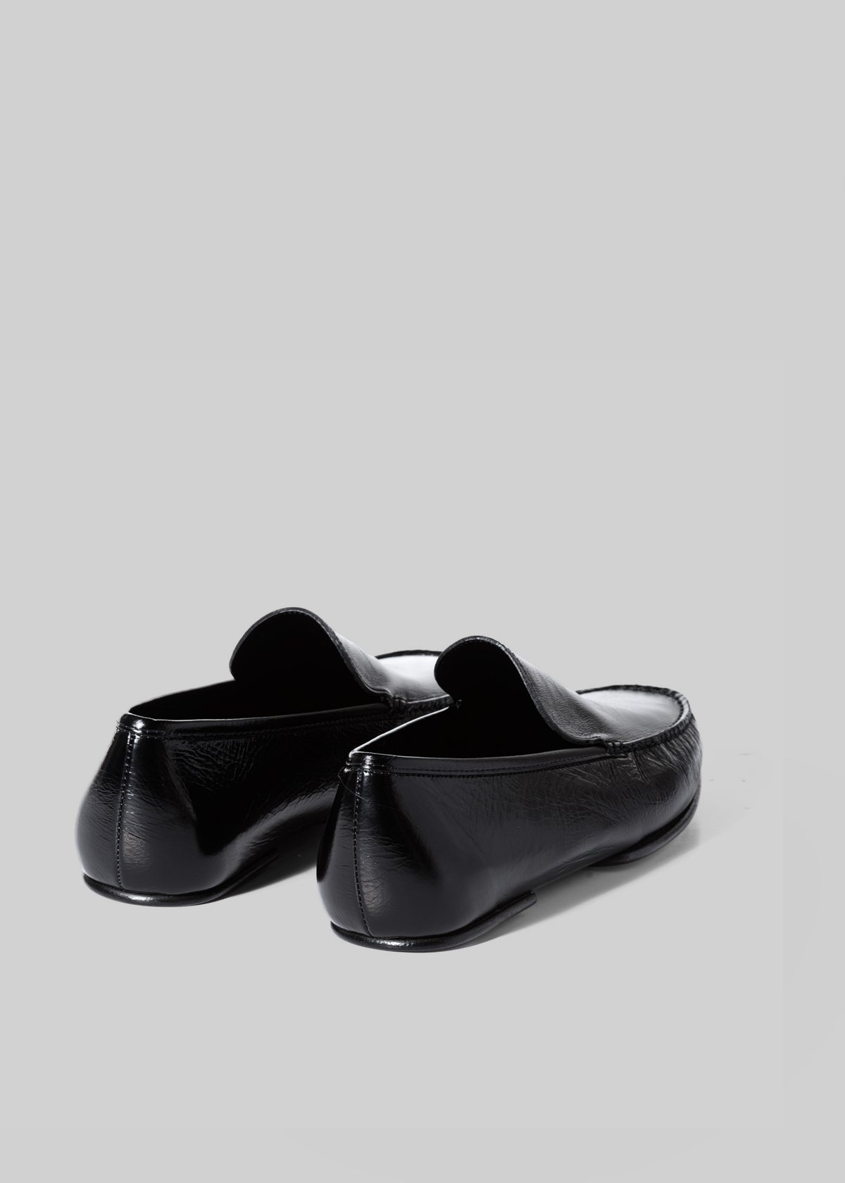 Calcaterra Leather Mocassino Isole - Shiny Black