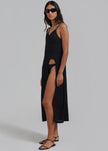 Cali Crochet Dress - Black