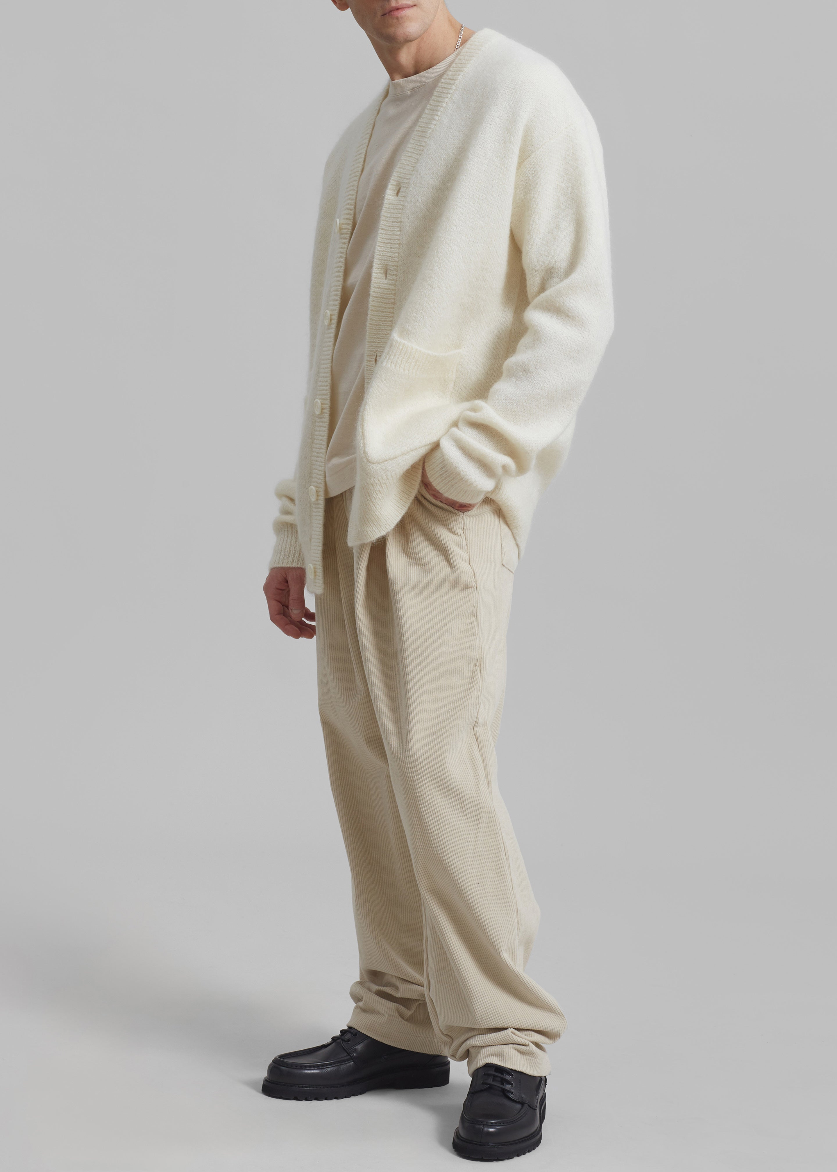 Camden Corduroy Pants - Cream - 4