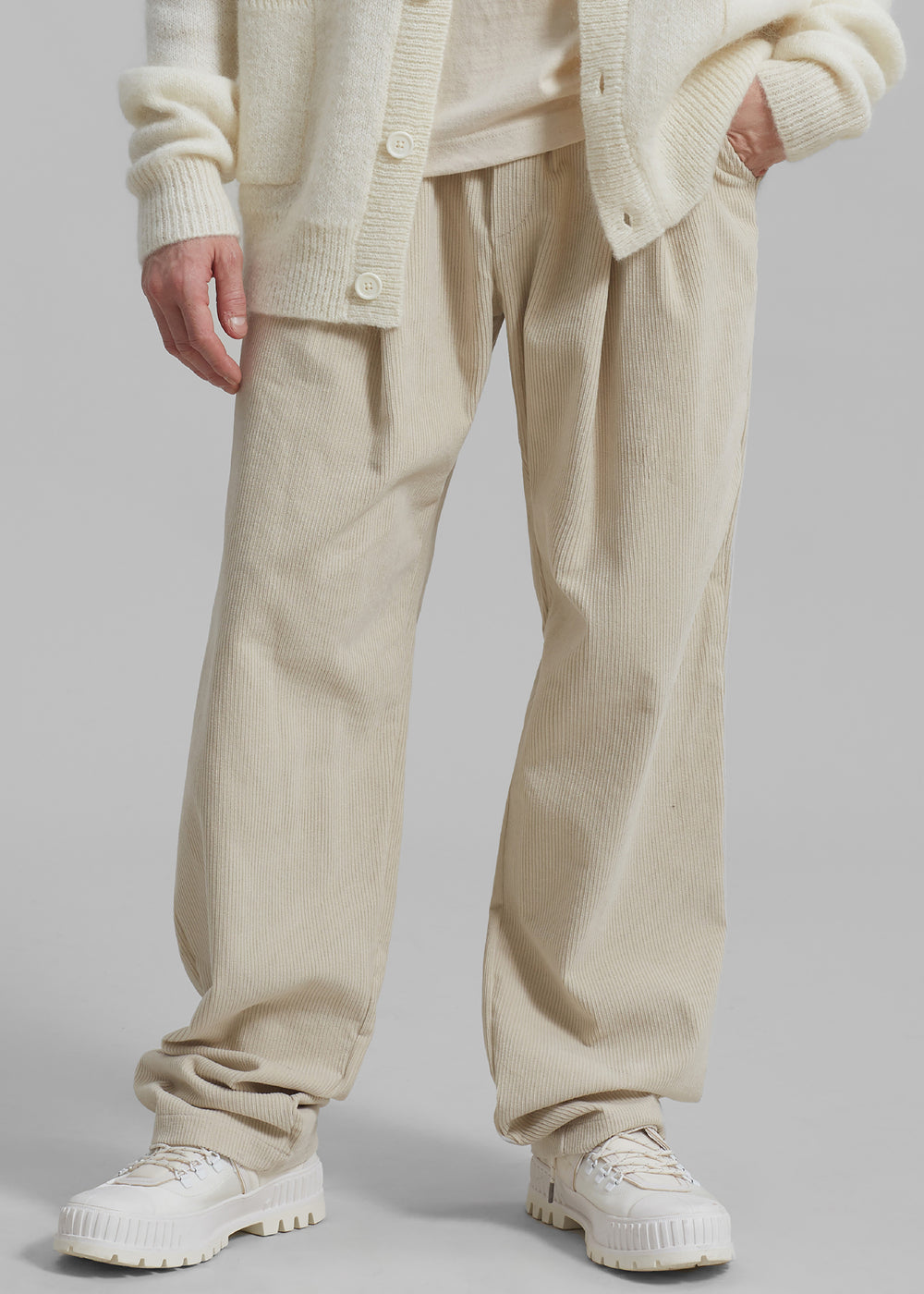 Camden Corduroy Pants - Cream