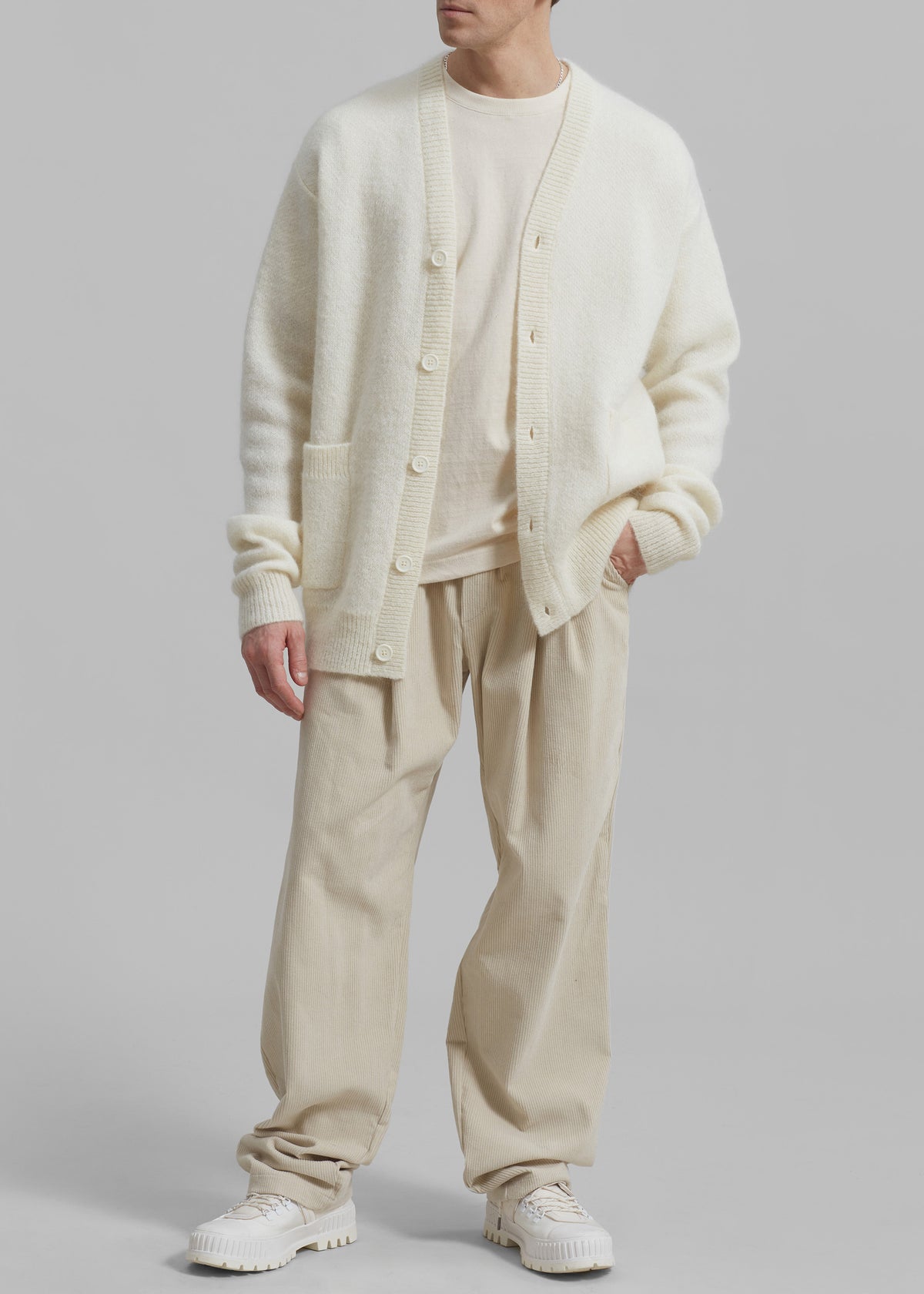 Camden Corduroy Pants - Cream - 2