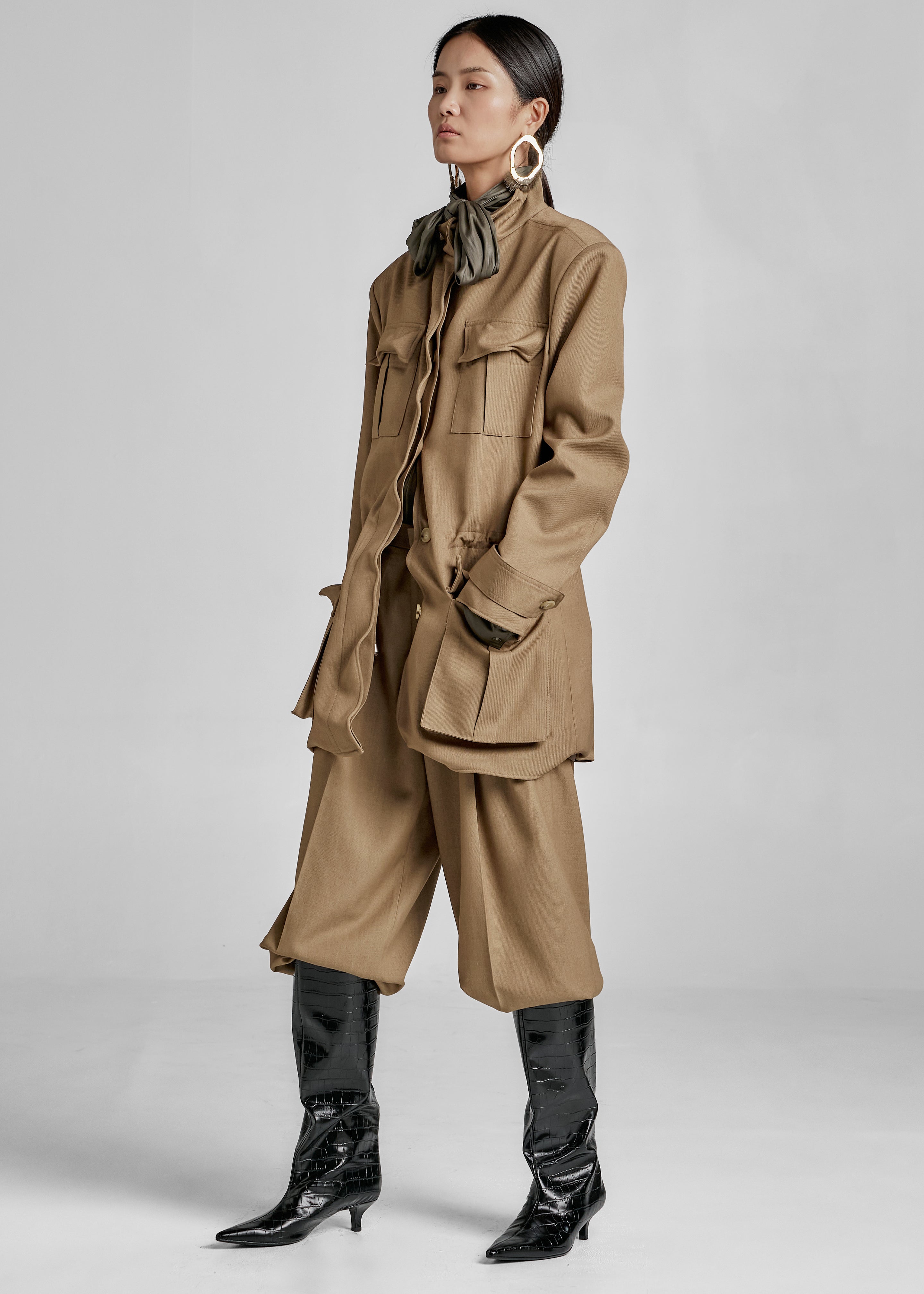 Canberra Wired Utility Jacket - Camel - 8