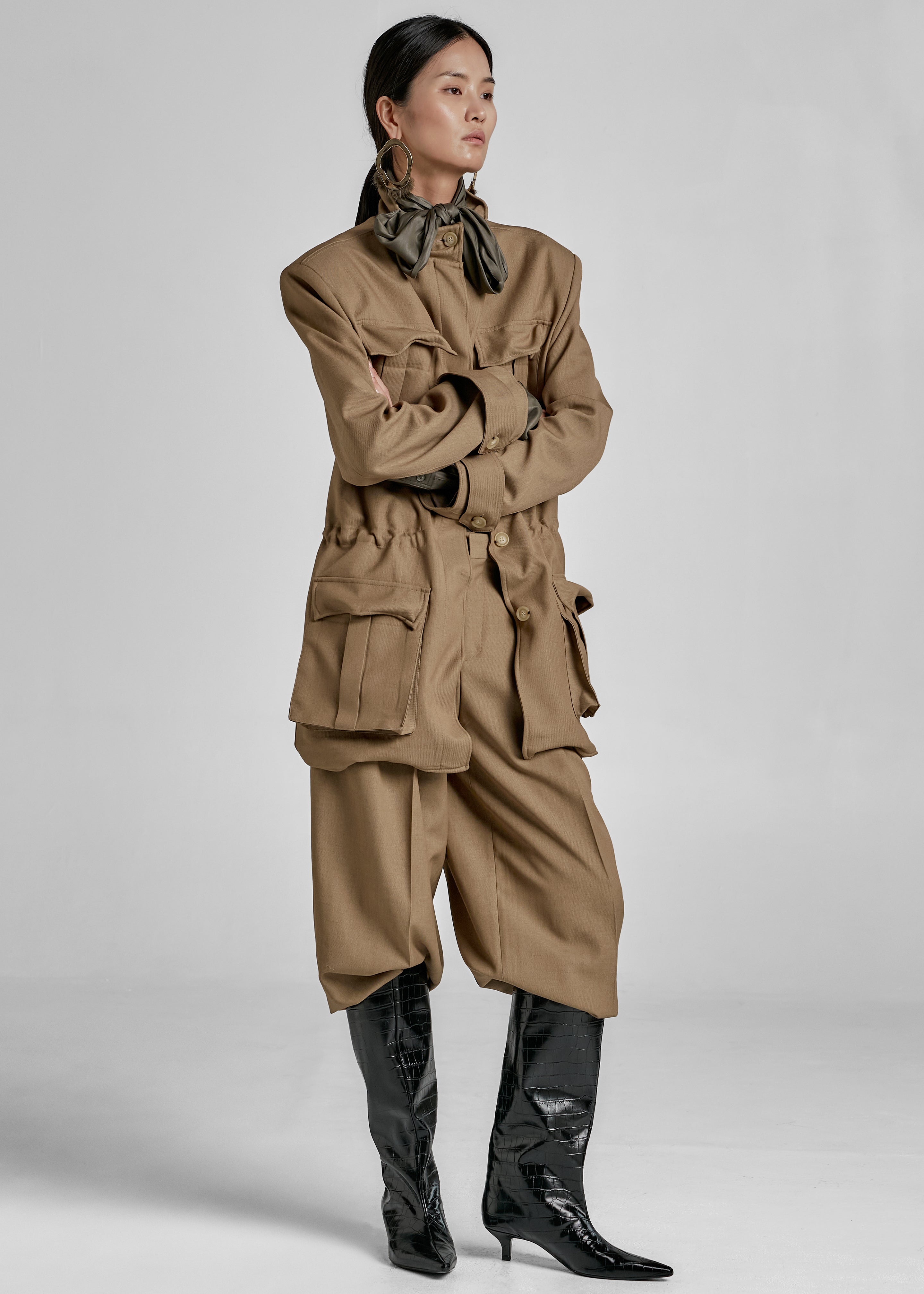 Canberra Wired Utility Jacket - Camel - 6