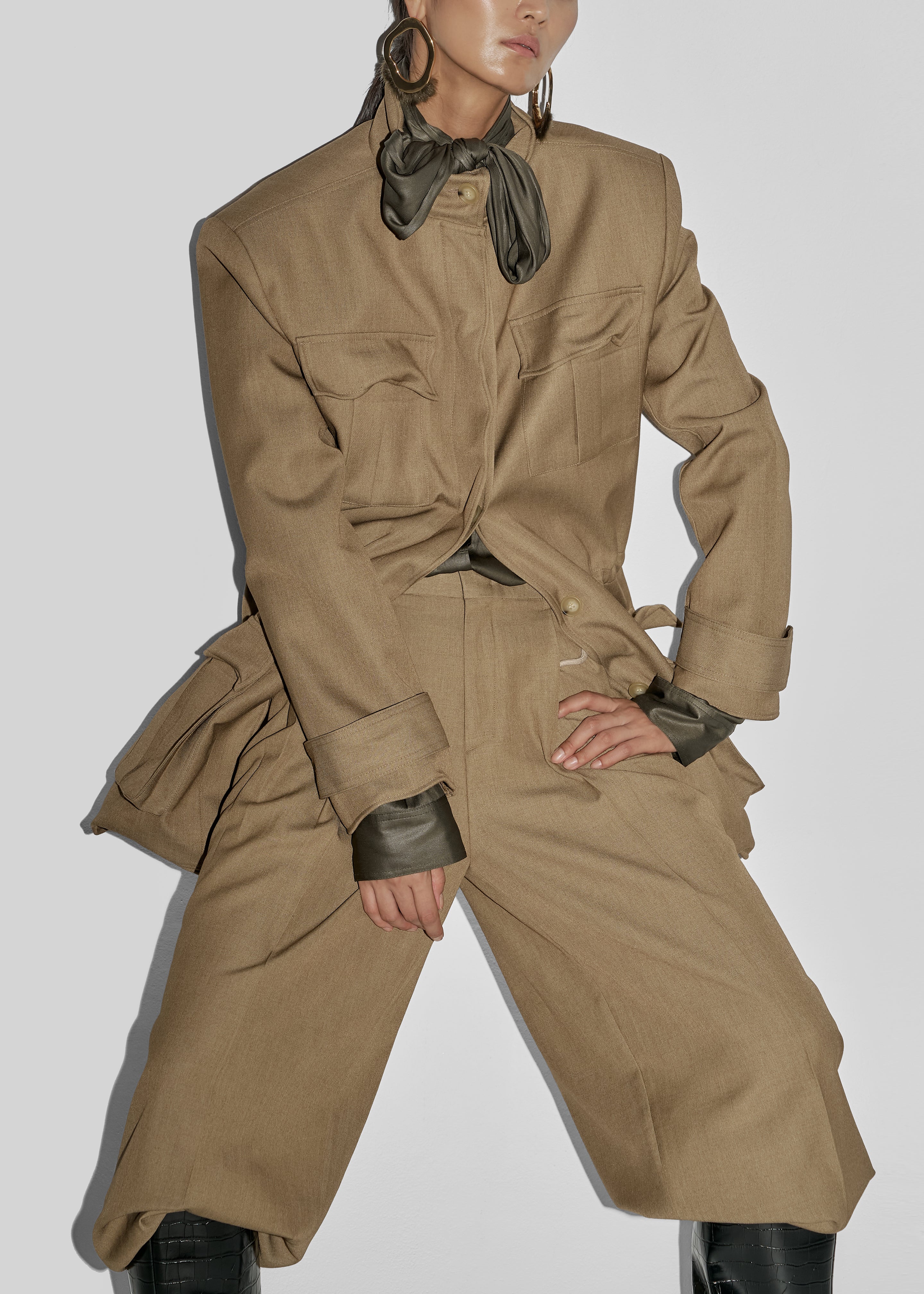 Canberra Wired Utility Jacket - Camel - 4