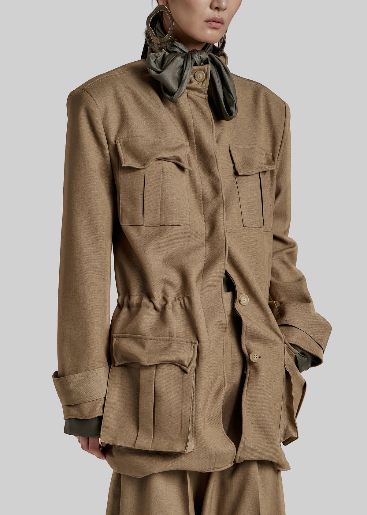 Canberra Wired Utility Jacket - Camel - 1