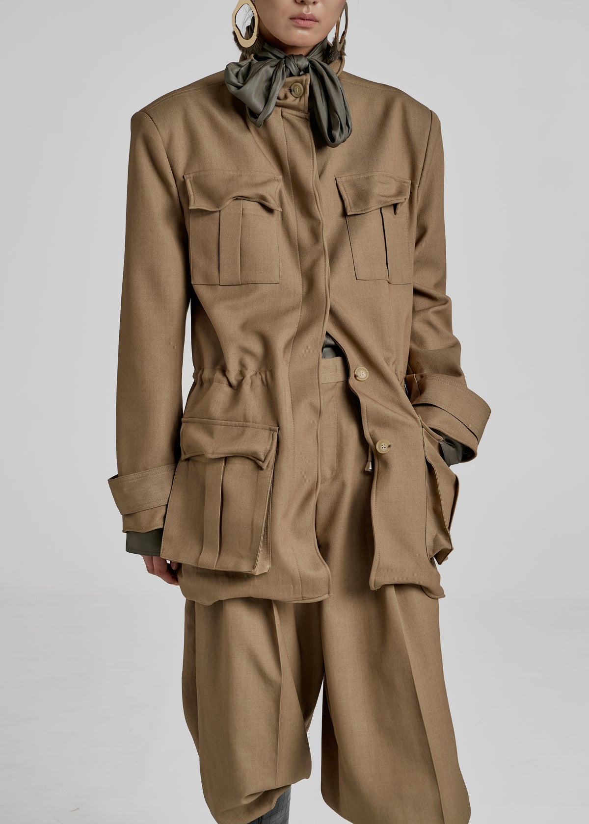 Canberra Wired Utility Jacket - Camel - 5