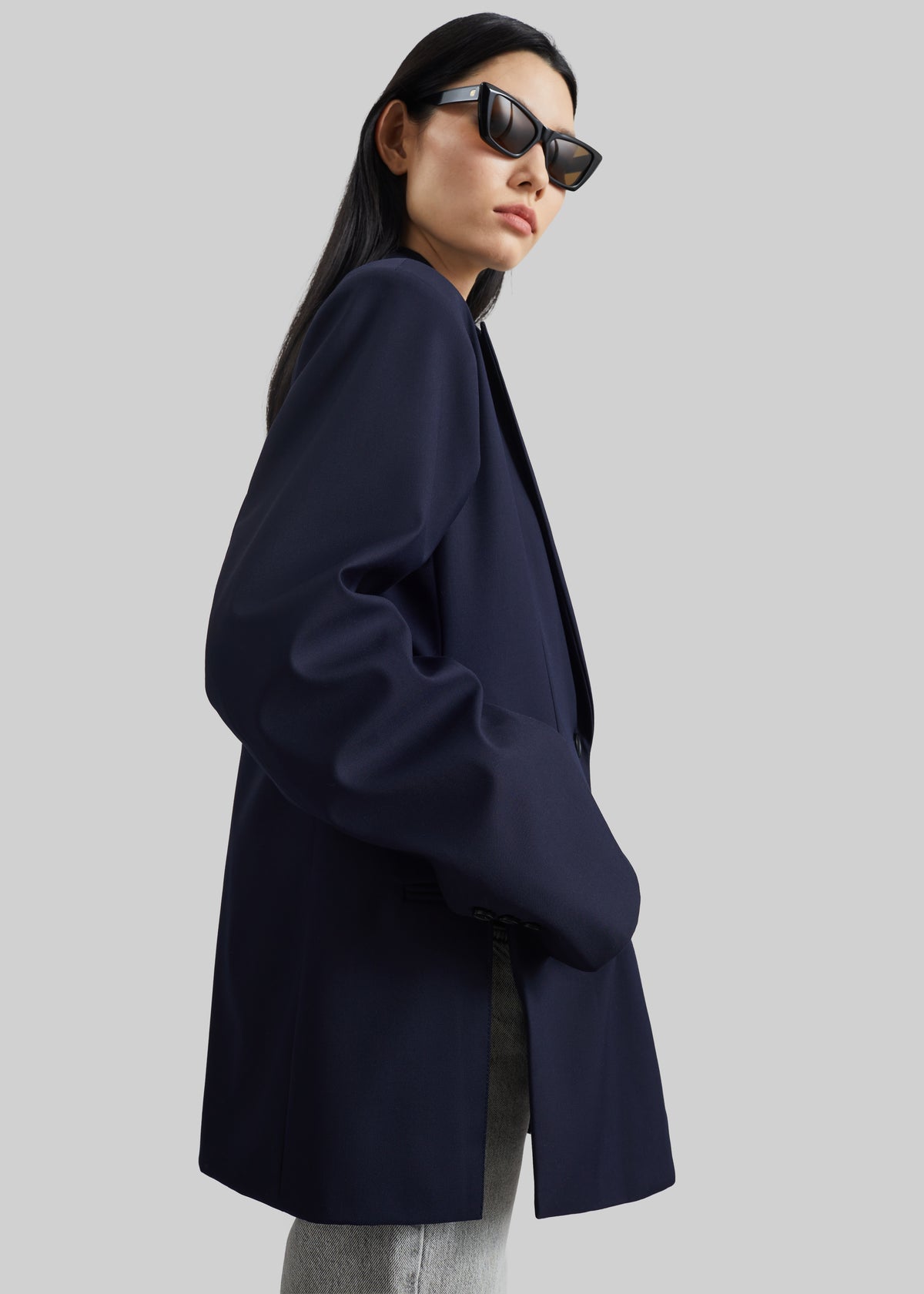 Canmore Double Vent Blazer - Navy - 7