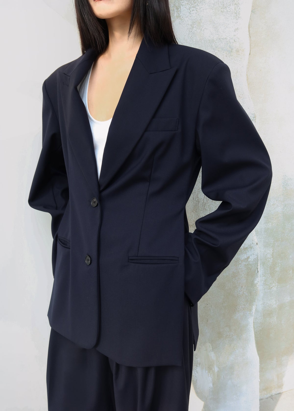 Canmore Double Vent Blazer - Navy - 9