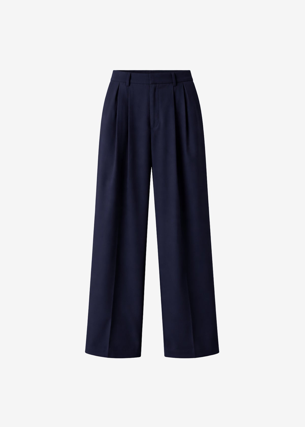 Canmore Pleated Trousers - Navy - 8