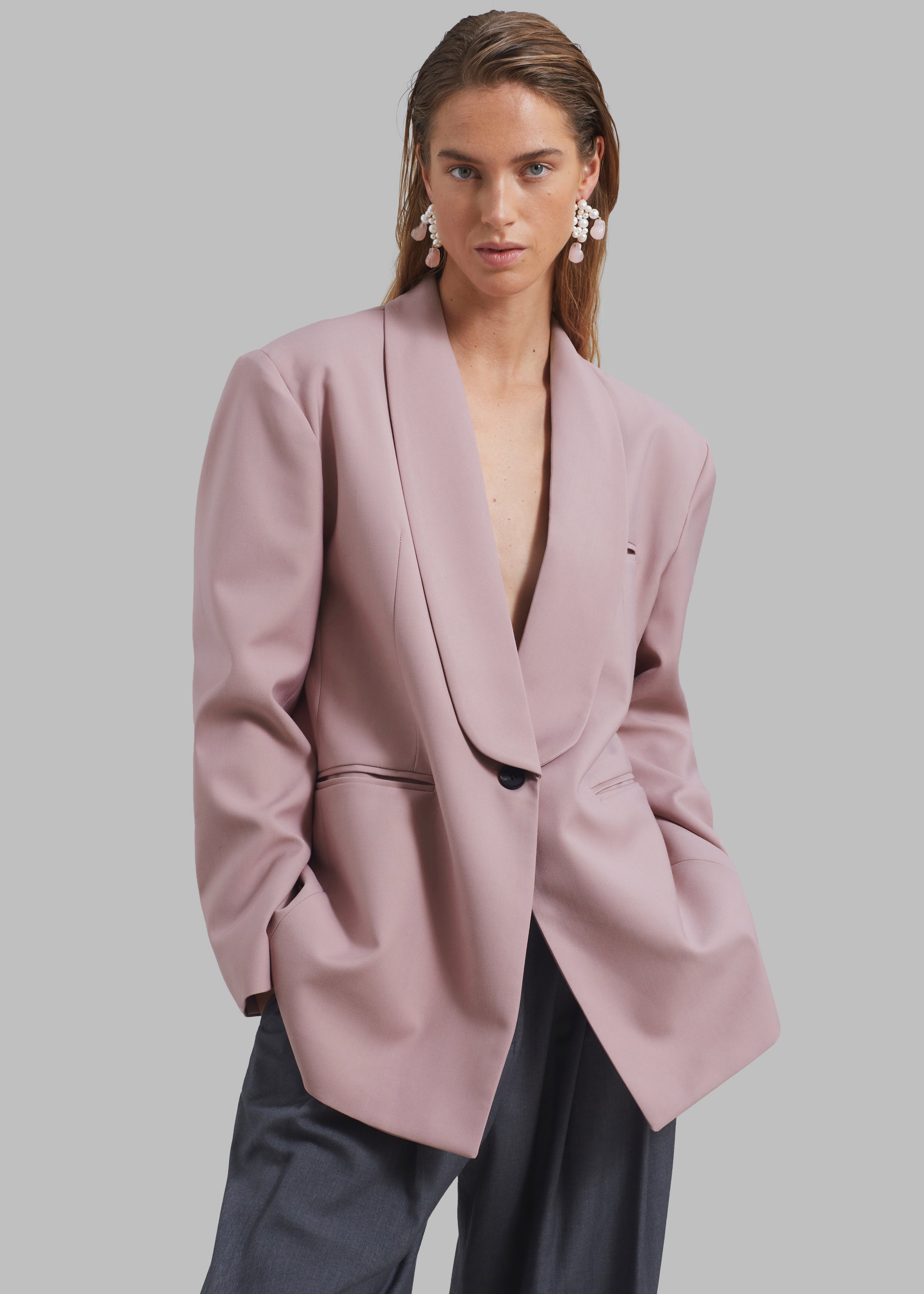 Wallis blush blazer sale