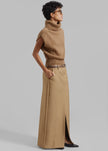 Carley Long Skirt - Camel