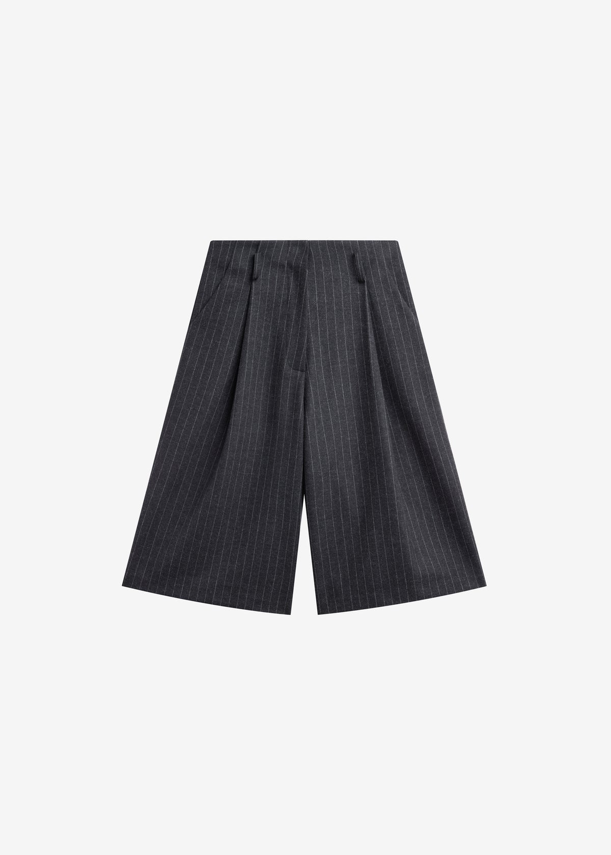 Carlow Bermuda Shorts - Charcoal/White Pinstripe - 11