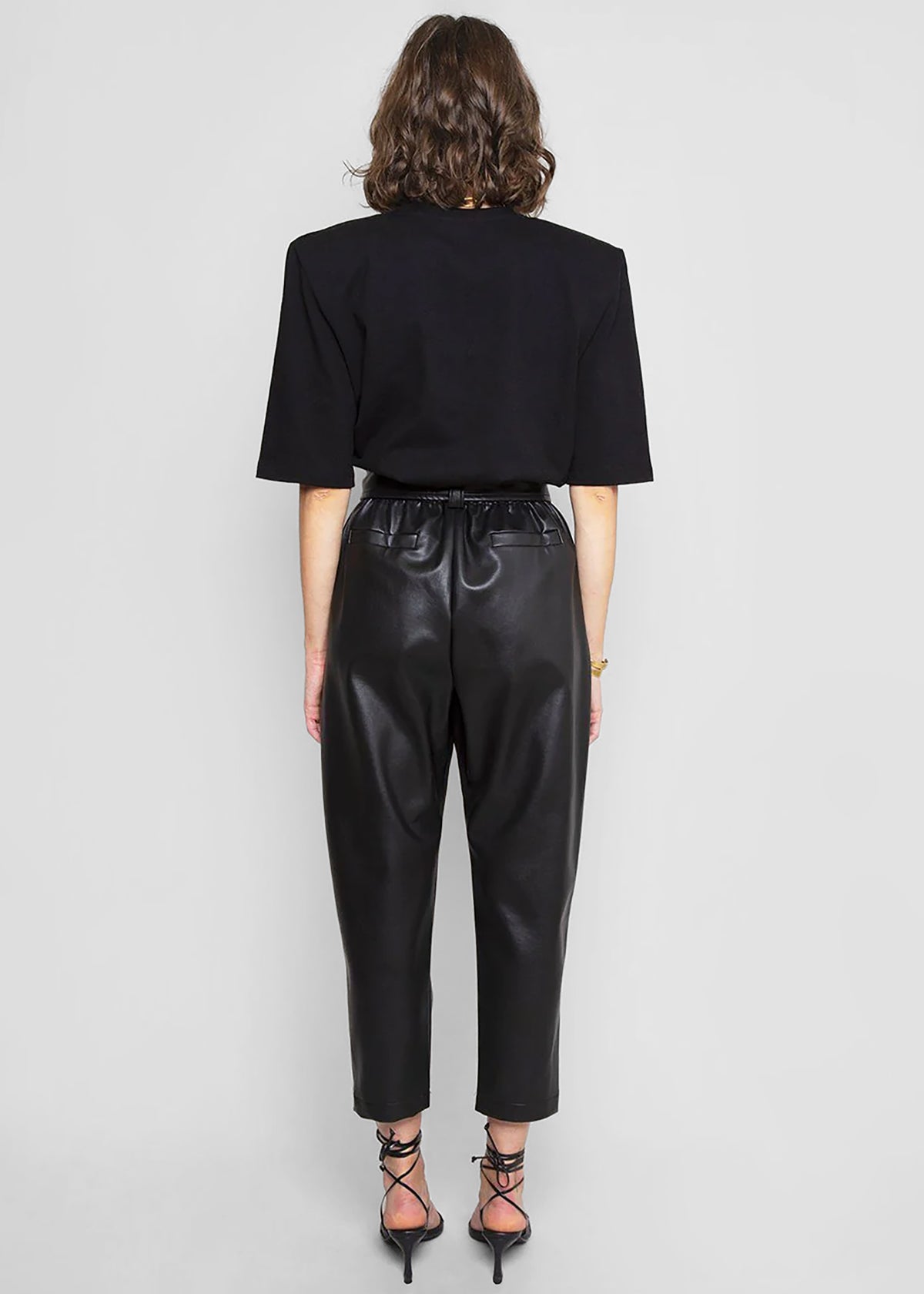 Carrington Padded Shoulder Tee - Black - 7