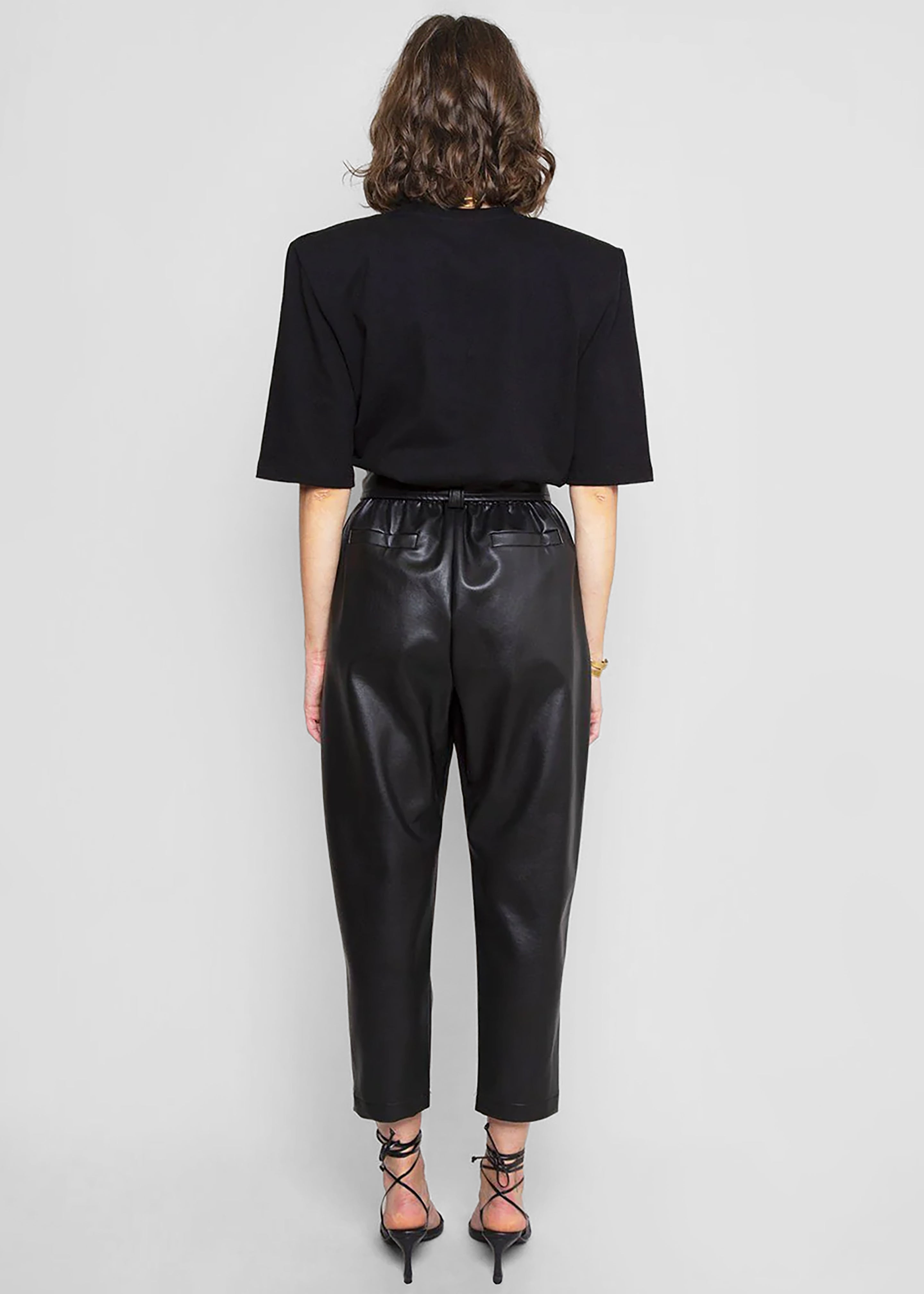 Carrington Padded Shoulder Tee - Black - 7