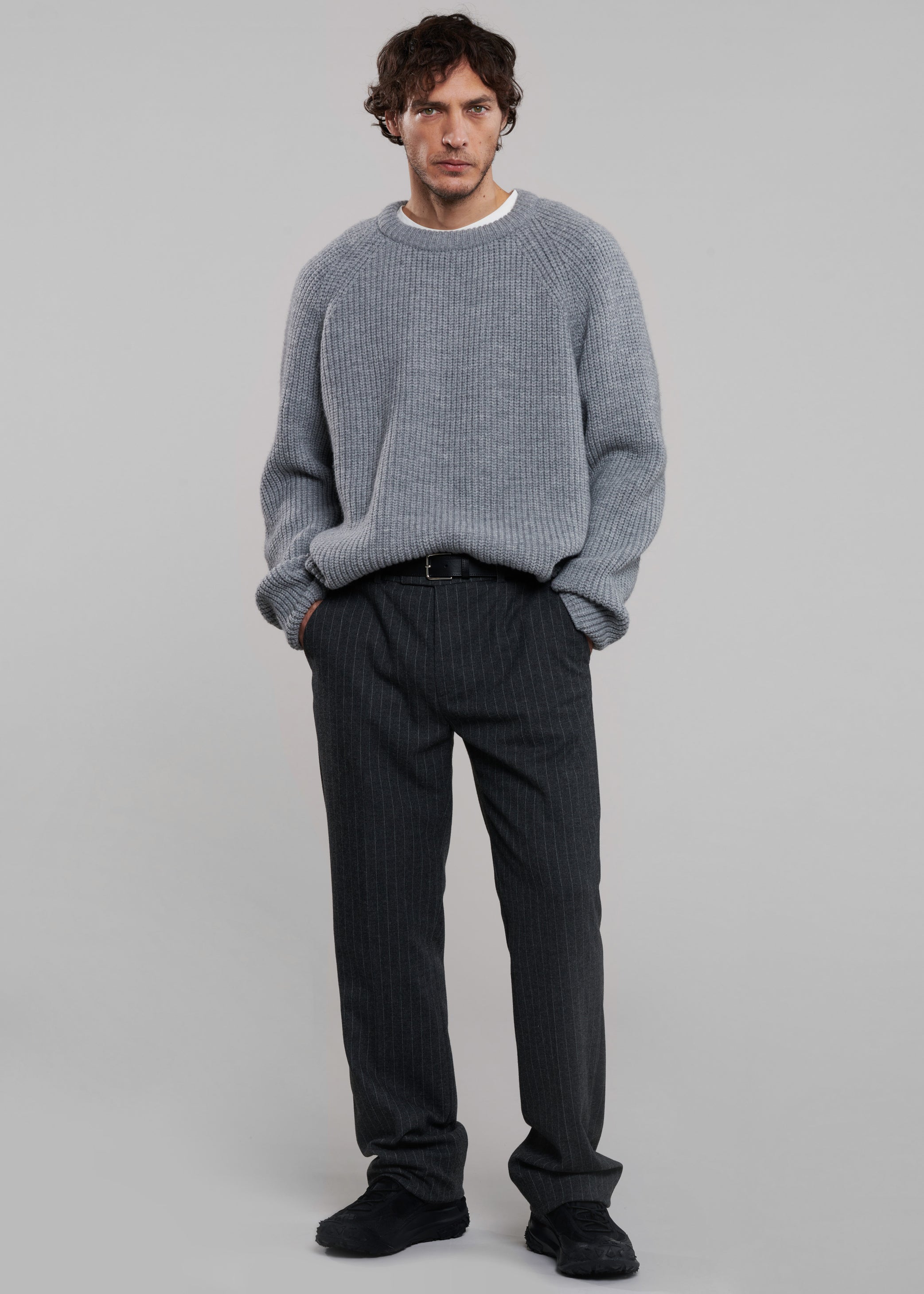 Shop the look image for Carter Crew Neck Sweater - Grey