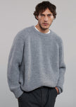 Carter Crew Neck Sweater - Grey